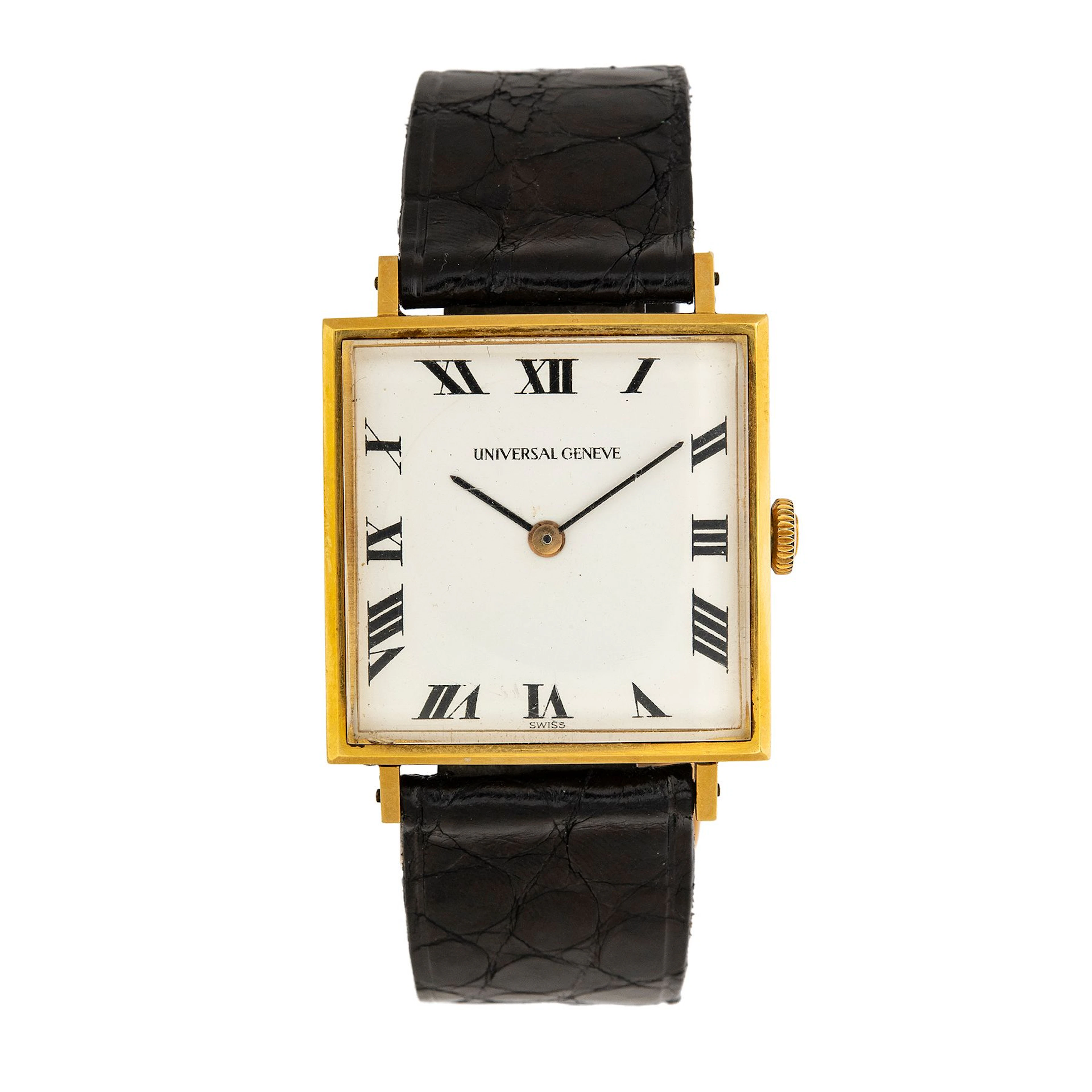 RELOJ UNIVERSAL GENEVE EN ORO AMARILLO DE 18K Y 14K REF.142162/03