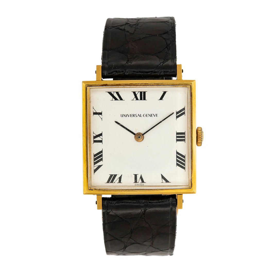 RELOJ UNIVERSAL GENEVE EN ORO AMARILLO DE 18K Y 14K REF.142162/03