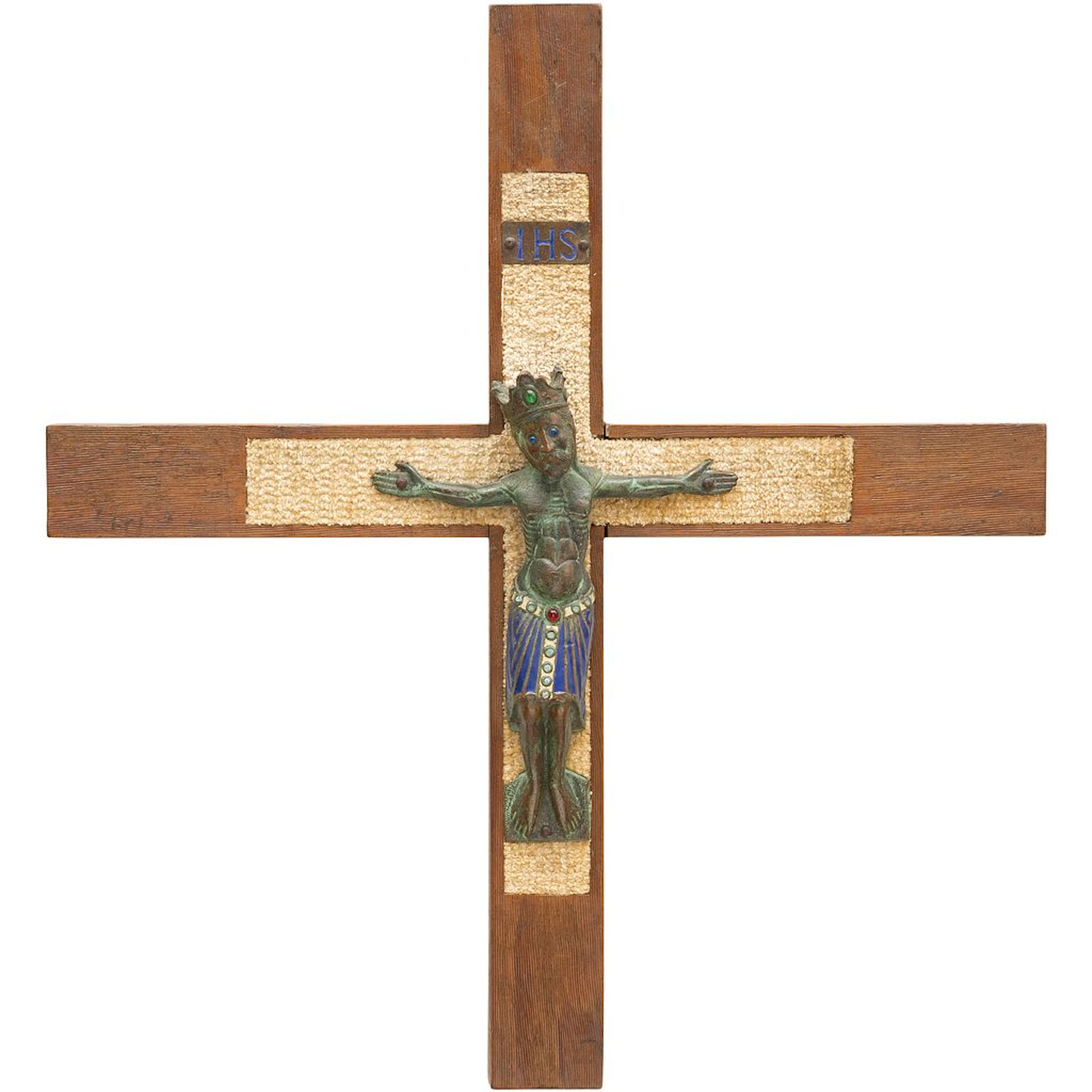 TALLER DE MODEST MORATÓ OJER. CRISTO CRUCIFICADO Fundición en bronce