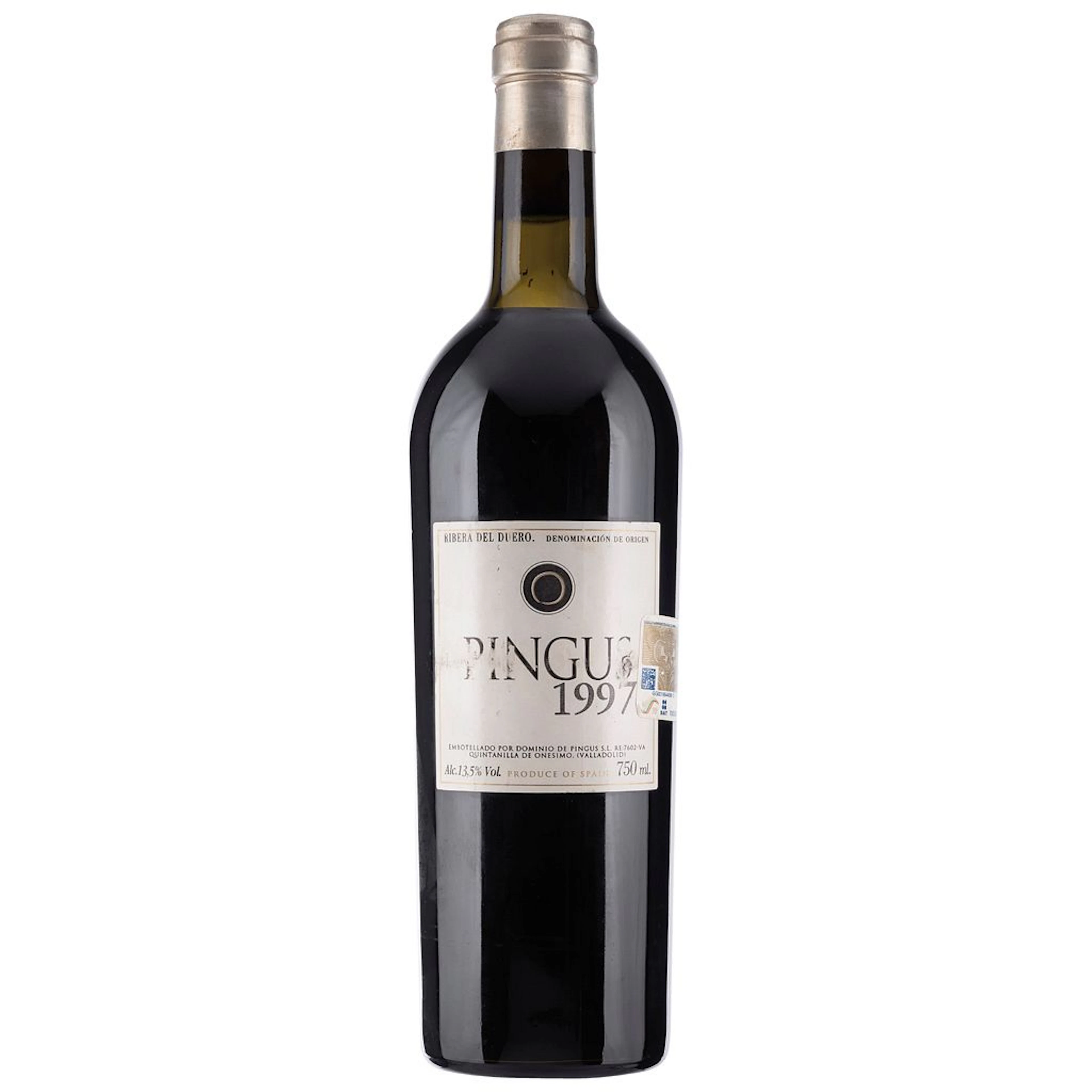 Dominio de Pingus Cosecha: 1997 Ribera del Duero, España Nivel: en