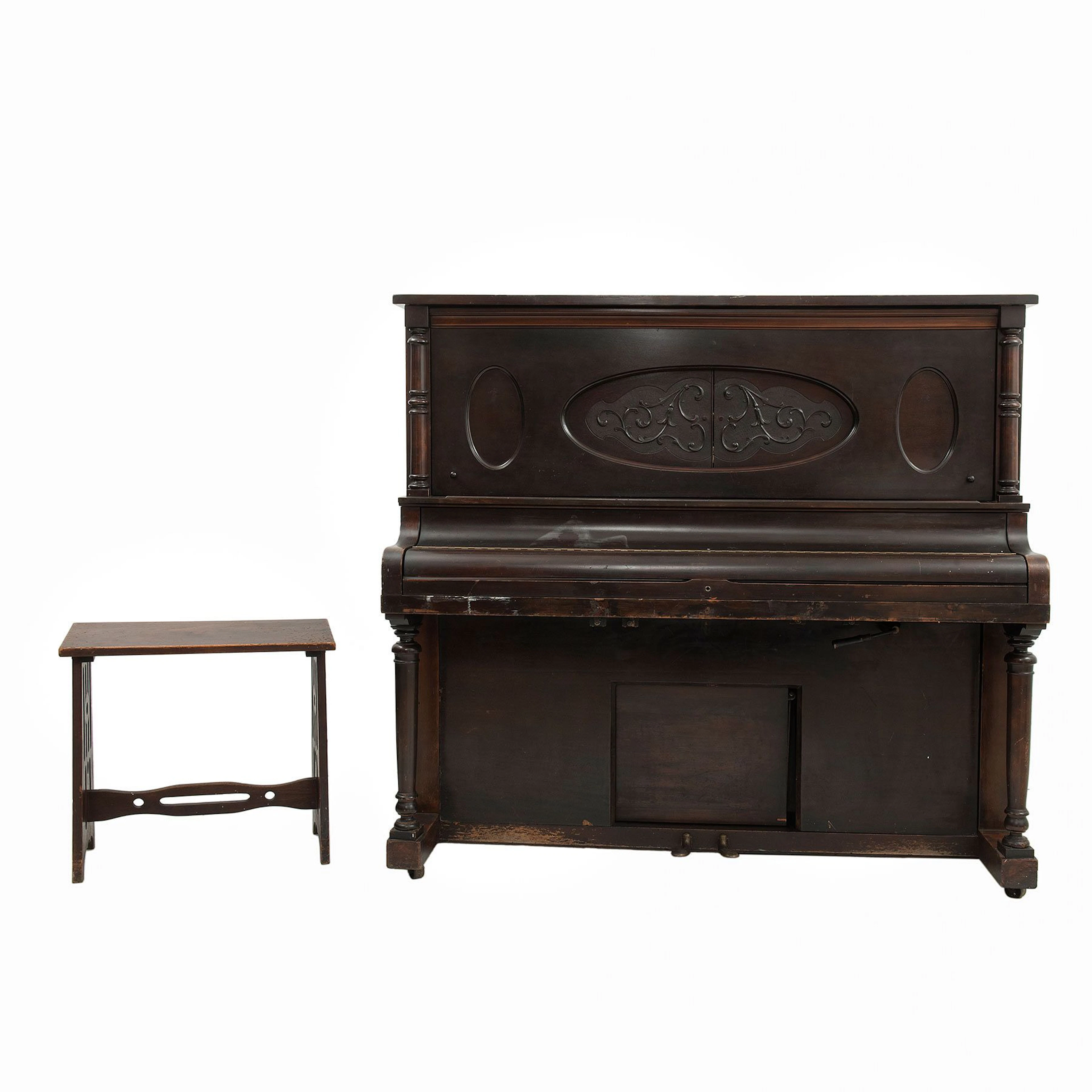 PIANO VERTICAL, EE. UU, SXX. De la marca Stuyvesant, New York. Cuenta
