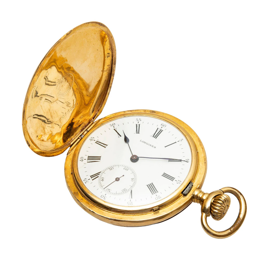 RELOJ DE BOLSILLO LONGINES EN ORO AMARILLO DE 18K. SUIZA, S.XX