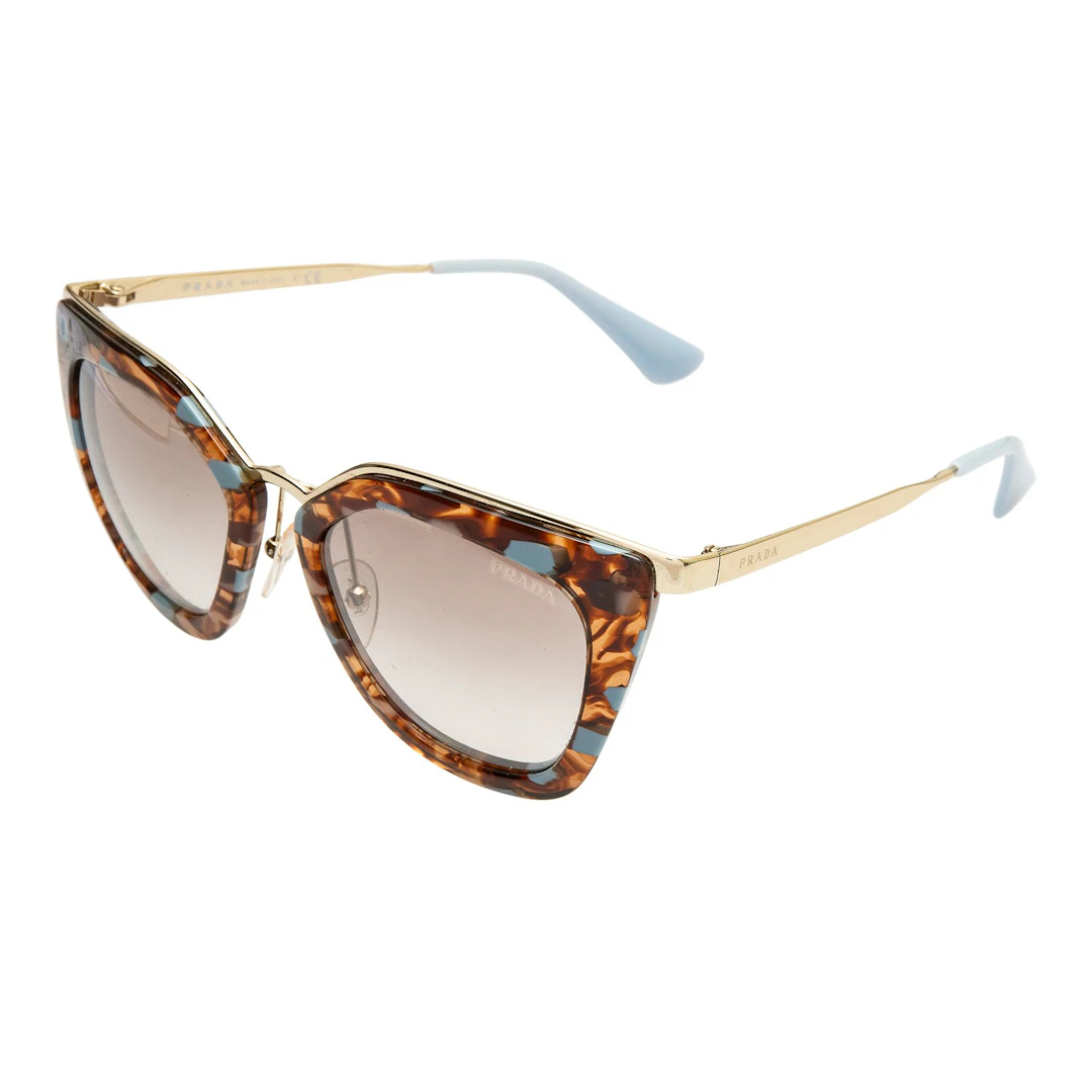 LENTES PARA SOL PRADA TORTOISE CARAMEL EN RESINA Y METAL DORADO