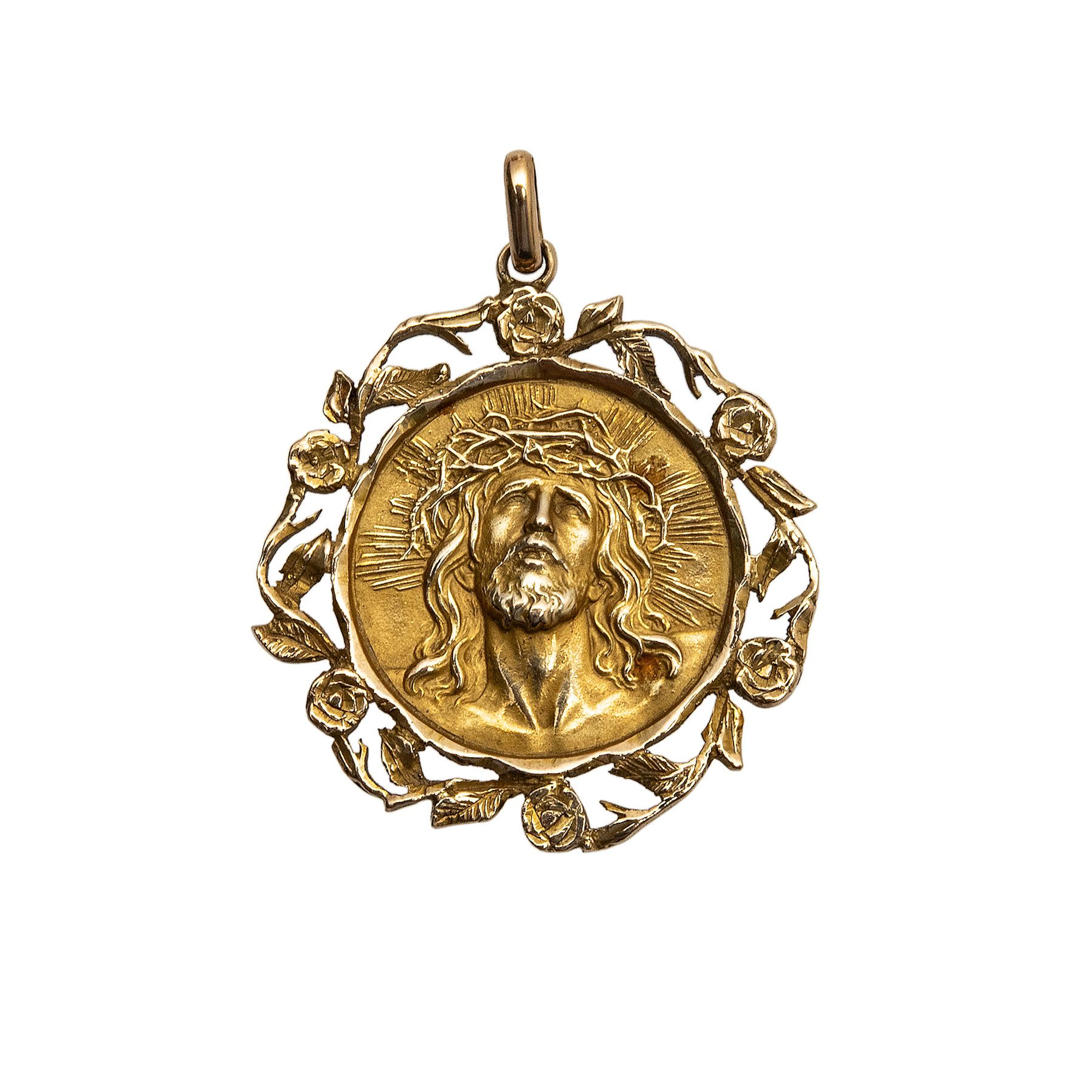 MEDALLA EN ORO ROSA DE 8K