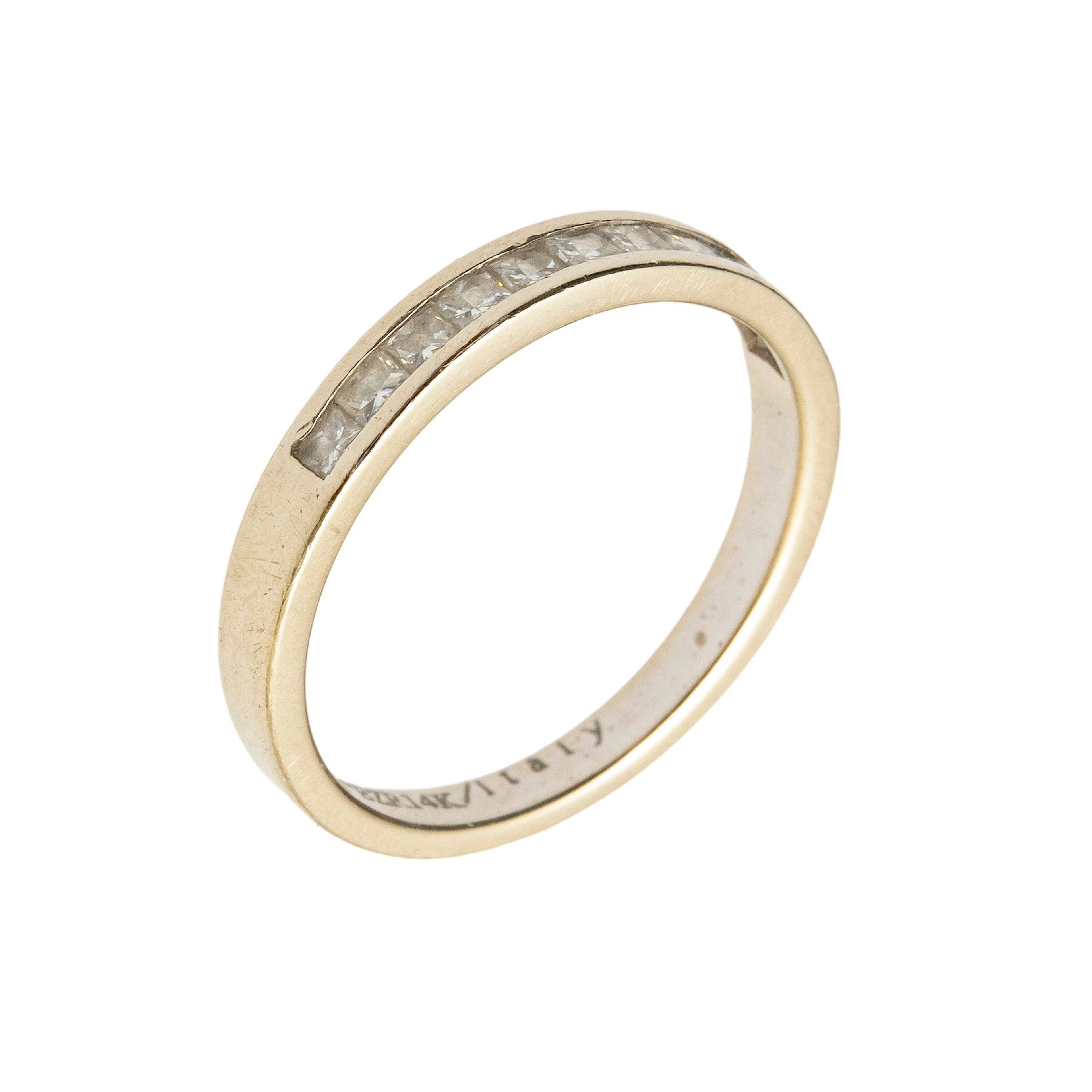 MEDIA CHURUMBELA CON DIAMANTES EN ORO BLANCO DE 14K