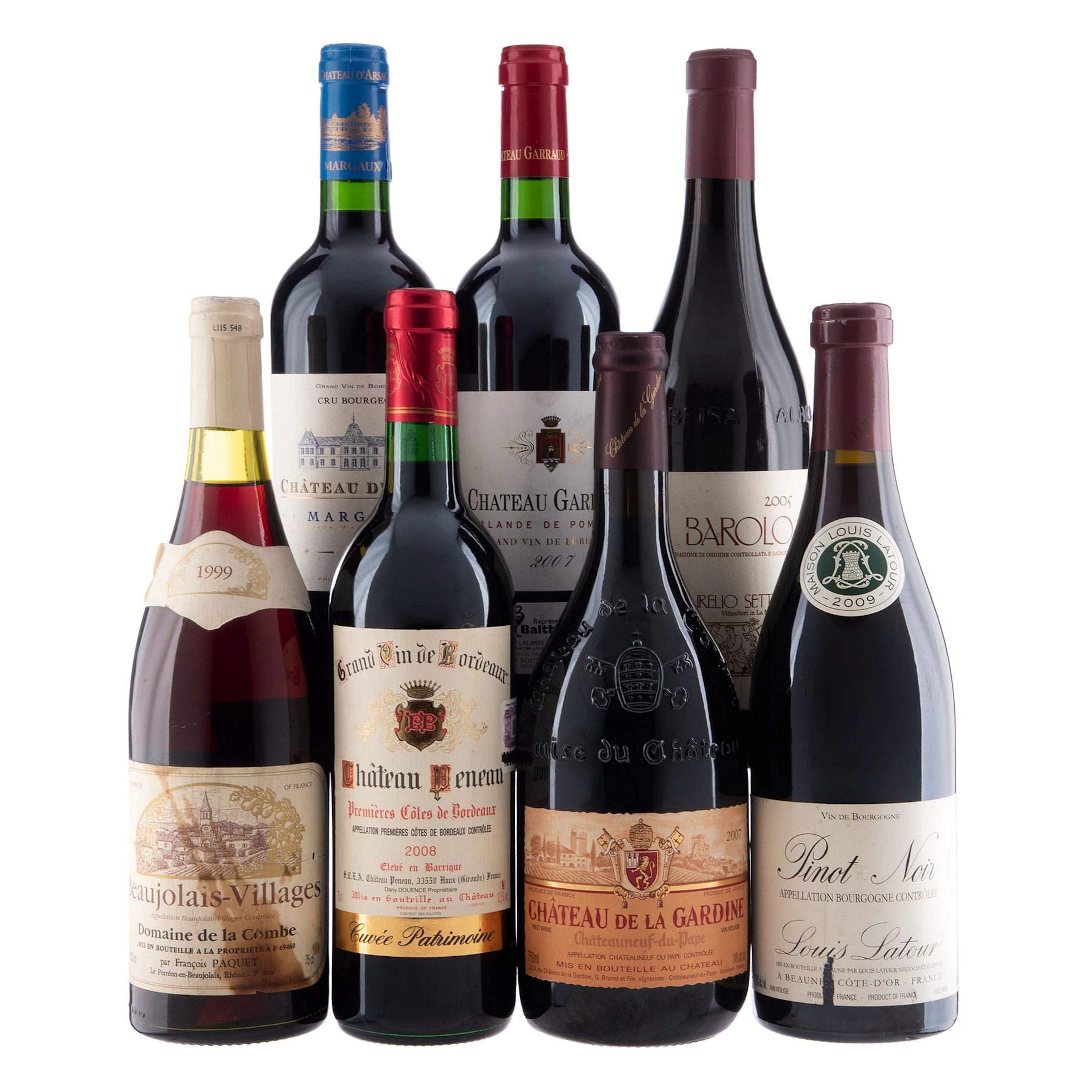 Vinos Varios: Aurelio Settimo Barolo 2005 / Chateau Peneau 2008/ Chateau