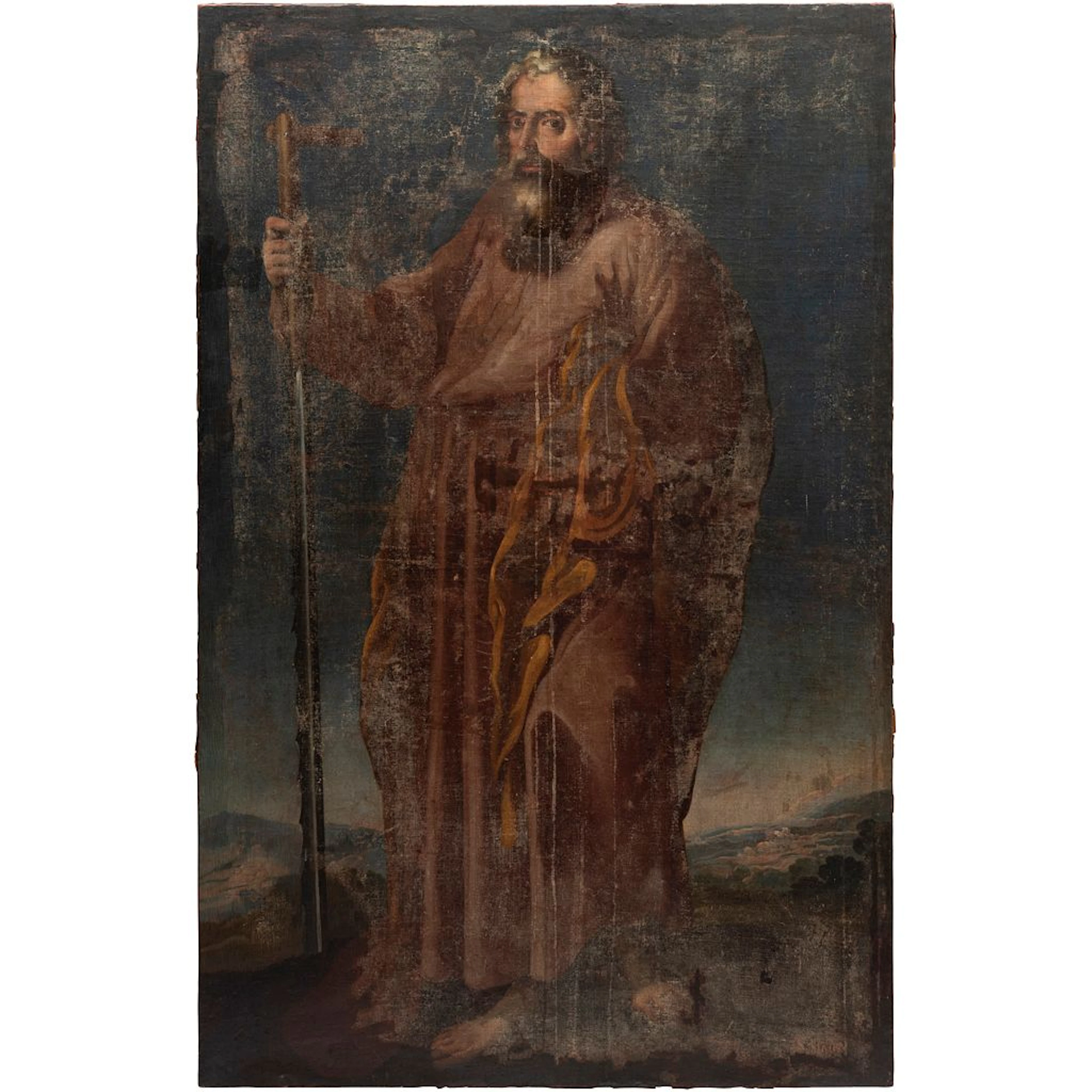 SAN SIMÓN. MÉXICO, PRINCIPIOS DEL SIGLO XVIII. Óleo sobre tela