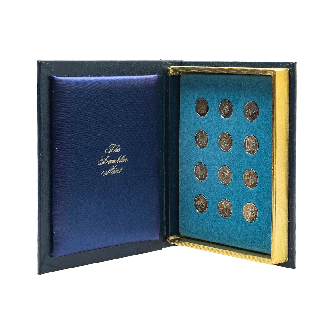 COLECCION TESOROS DEL ZODIACO POR FRANKLIN MINT BY GILROY ROBERTS