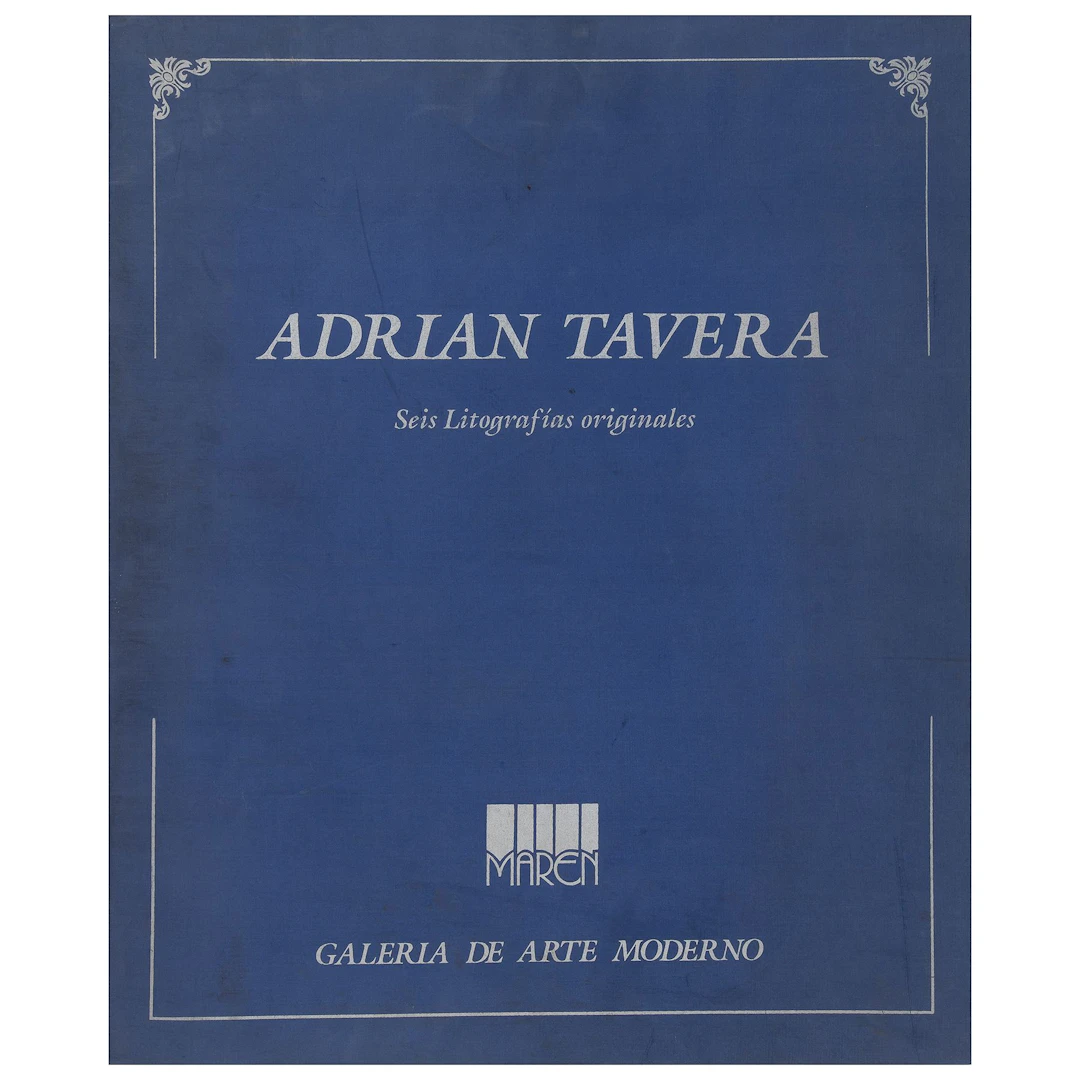 ADRIÁN TAVERA. Seis litografías originales. Firmadas. Litografías