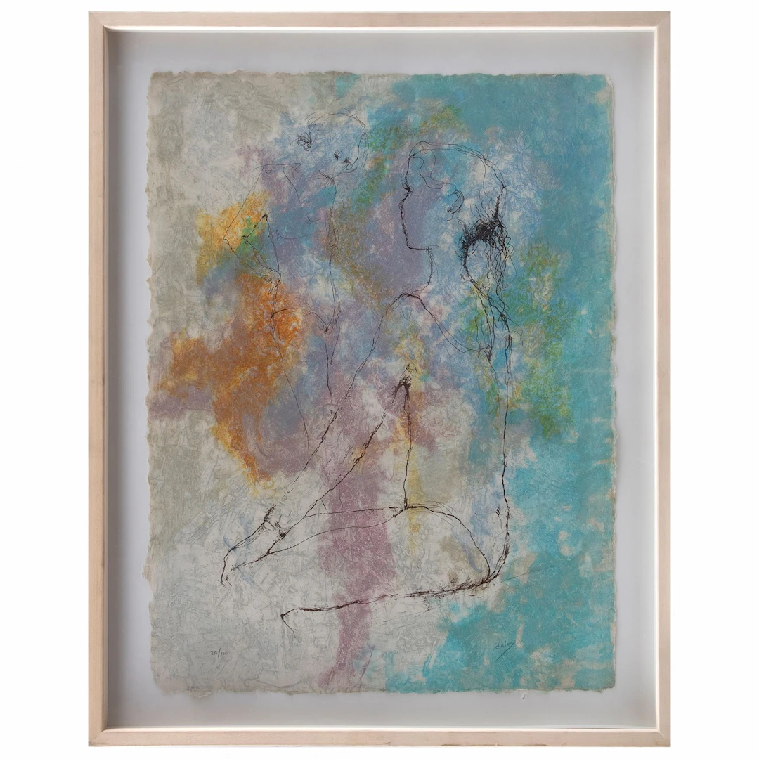 JULIO DE LOS REYES MERINO. Sin título. Firmado Grabado 30 / 100. 80 x 60 cm
