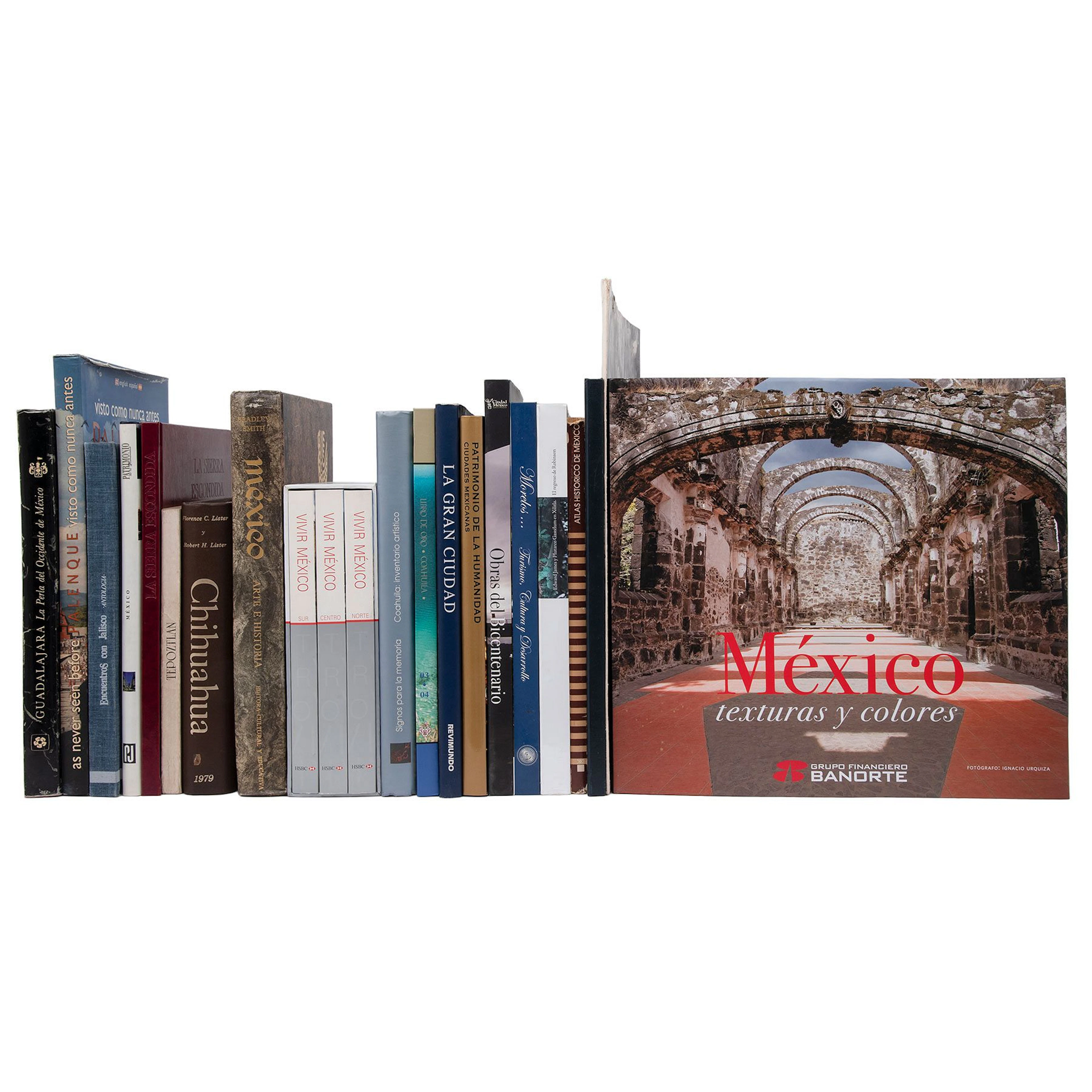 LOTE DE LIBROS SOBRE MÉXICO Y SUS ESTADOS SIGLOS XX Y XXI Varias épocas.