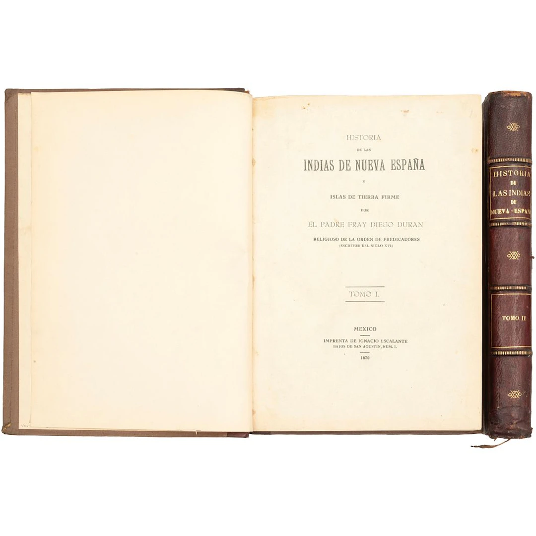 DIEGO DURÁN - JOSÉ FERNANDO RAMÍREZ. HISTORIA DE LAS INDIAS DE NUEVA