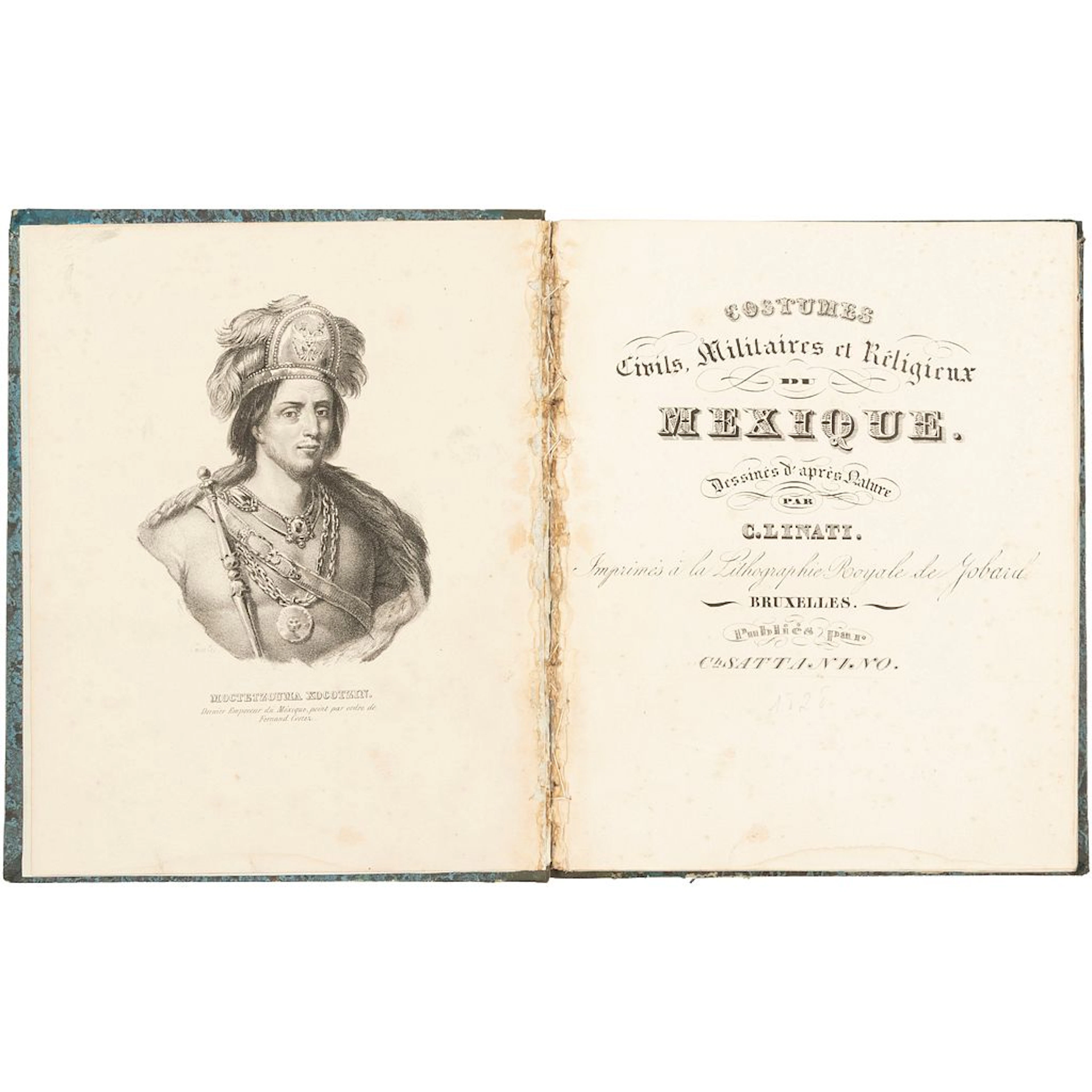 CLAUDIO LINATI (ITALIA, 1790 - MÉXICO, 1832) COSTUMES CIVILS, MILITAIRES