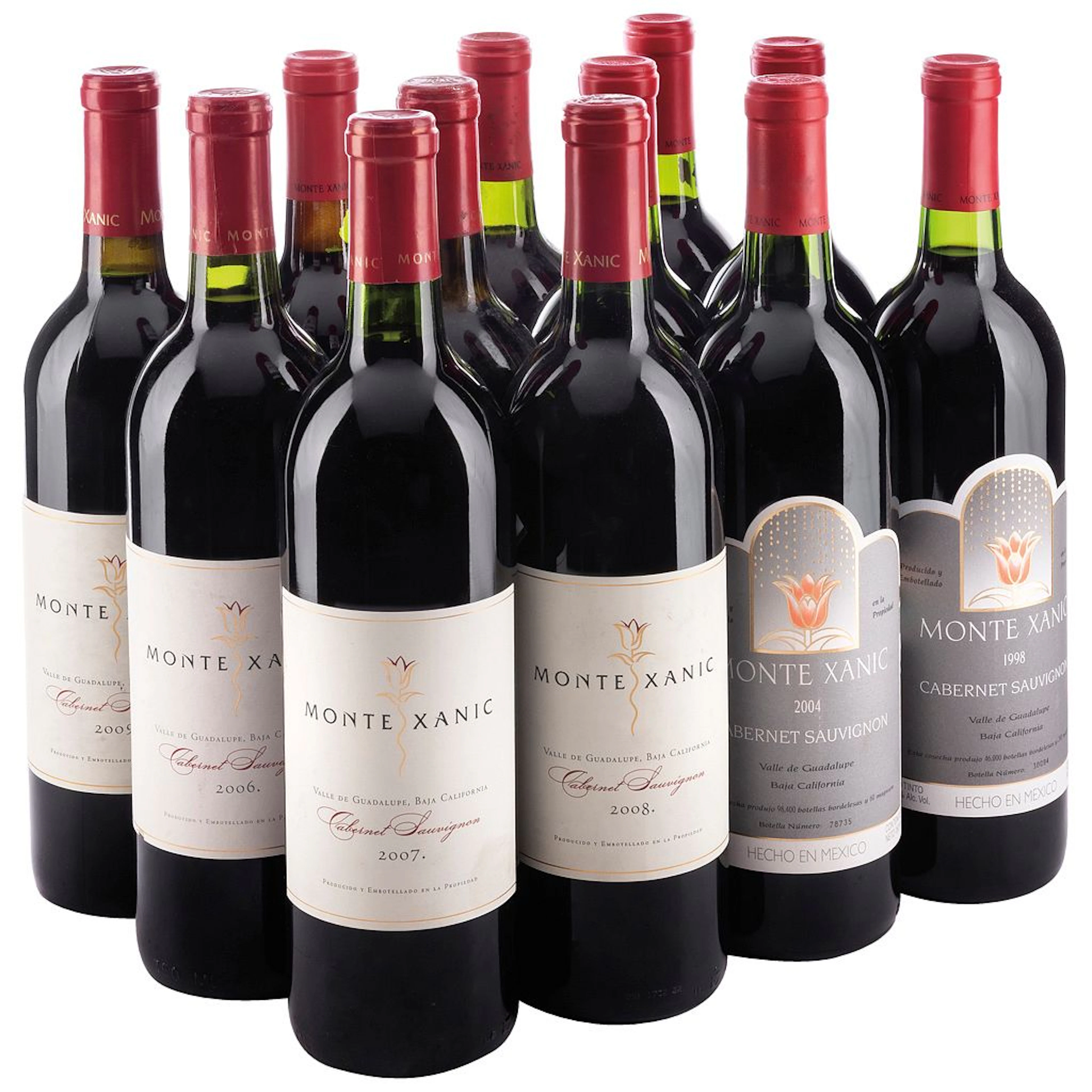 Vertical Cabernet Sauvignon Cosechas: 1998, 1999, 2000, 2001, 2002