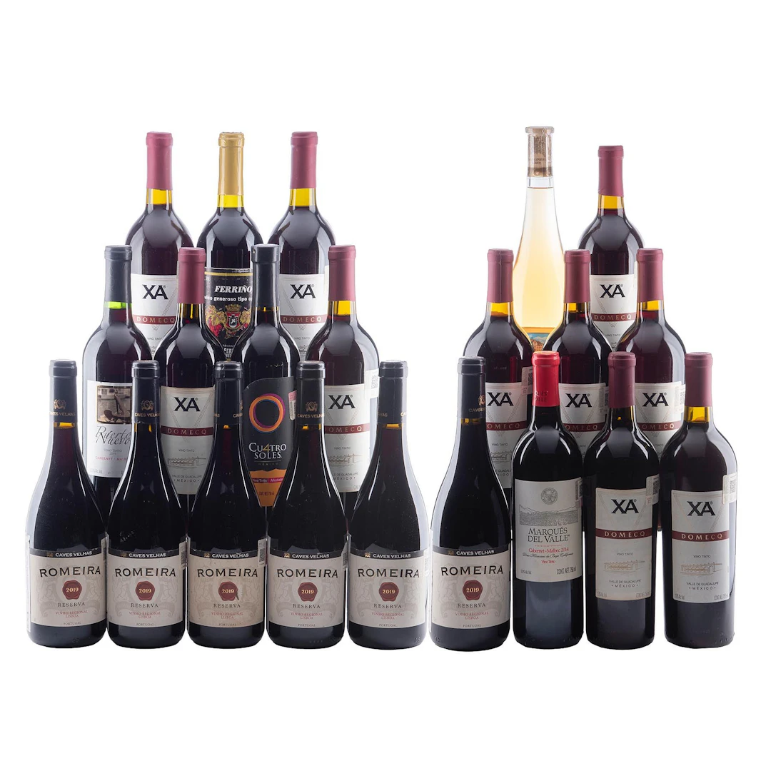México y Portugal: Domecq XA 10 pzs/ Puerta Negra 2019/ Marques del