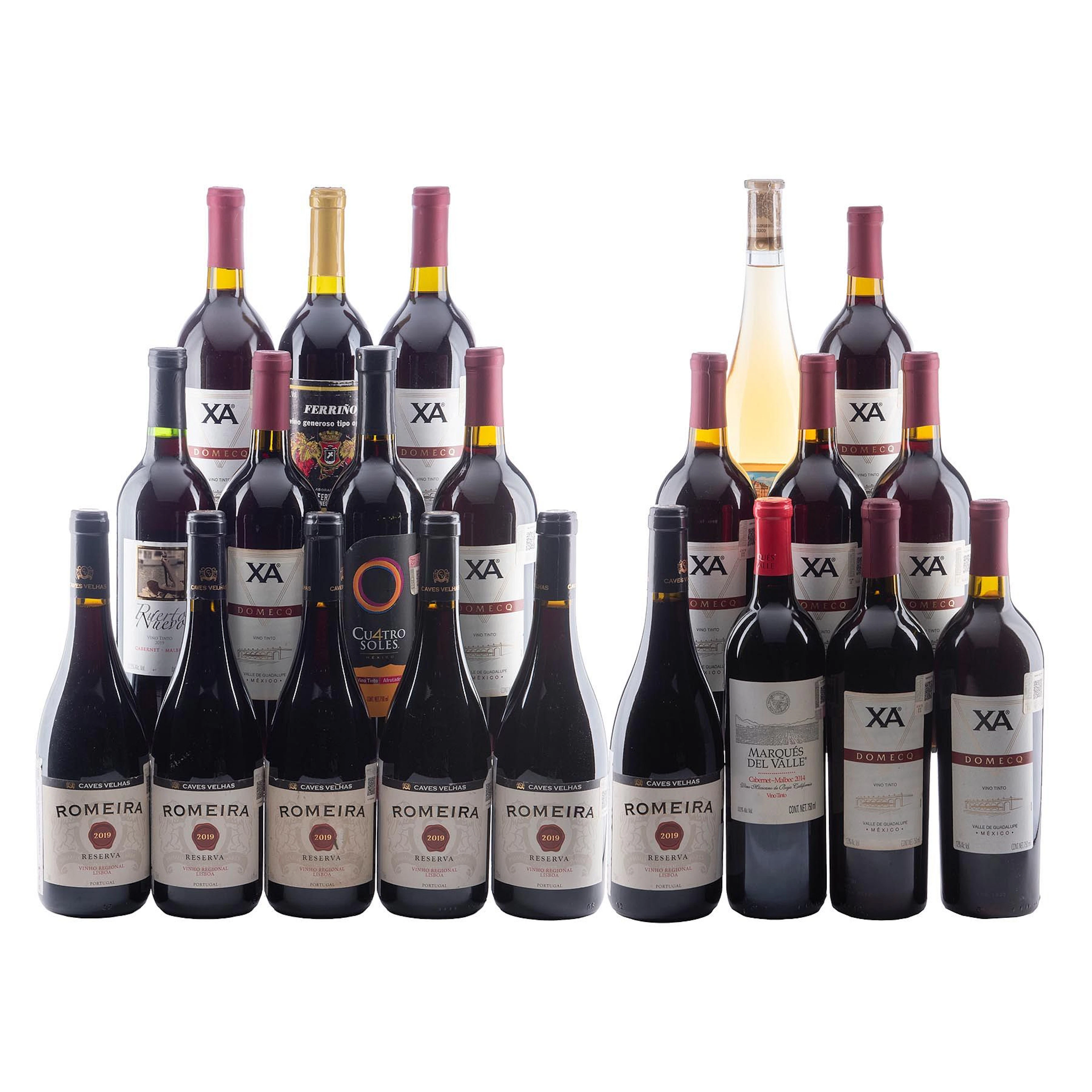 México y Portugal: Domecq XA 10 pzs/ Puerta Negra 2019/ Marques del