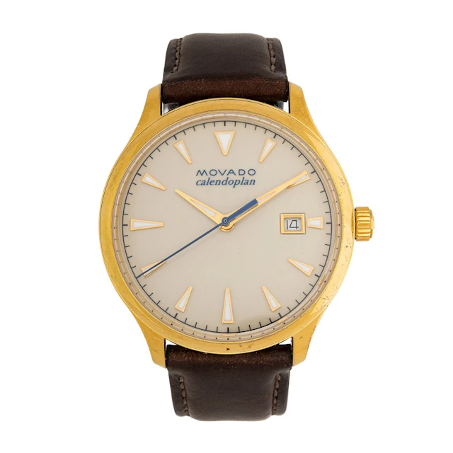RELOJ MOVADO CALENDOPLAN EN ACERO DORADO REF. MO.03.1.34.6207