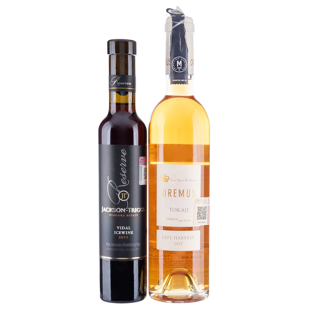 Vinos de Postre: a) Oremus, Tokaji, Late Harvest 2015, Hungria. 500ml