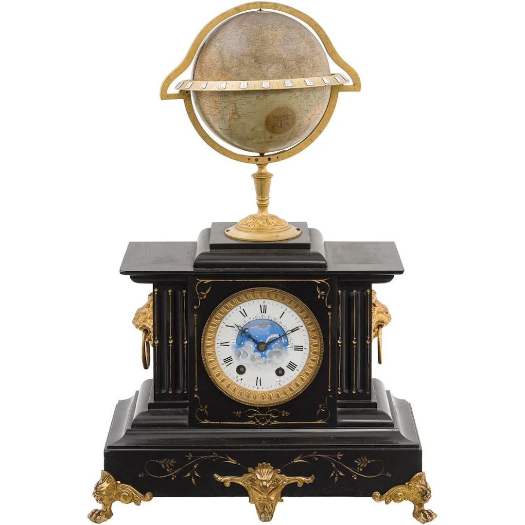 ATRIBUIDO A ÉDOUARD SERIN. RELOJ DE MESA FRANCIA, FINAL DEL SIGLO