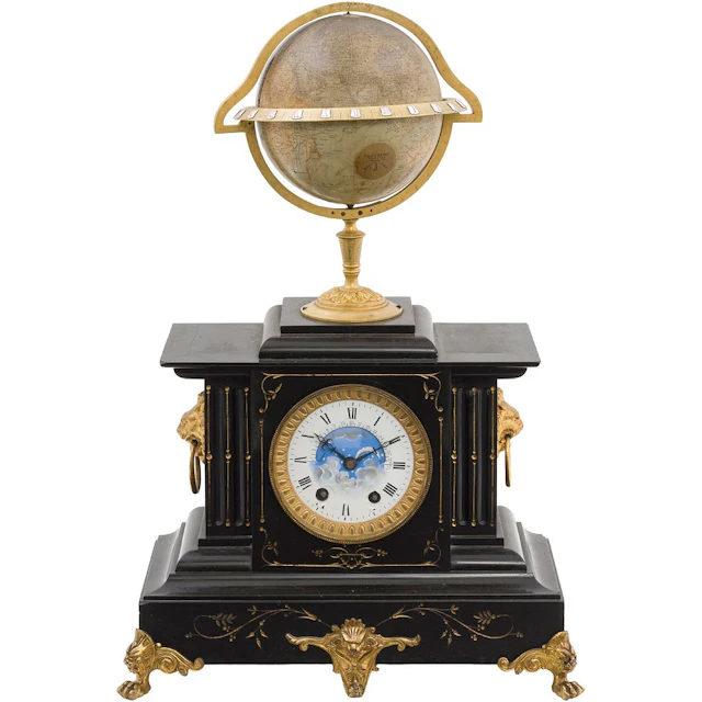 ATRIBUIDO A ÉDOUARD SERIN. RELOJ DE MESA FRANCIA, FINAL DEL SIGLO