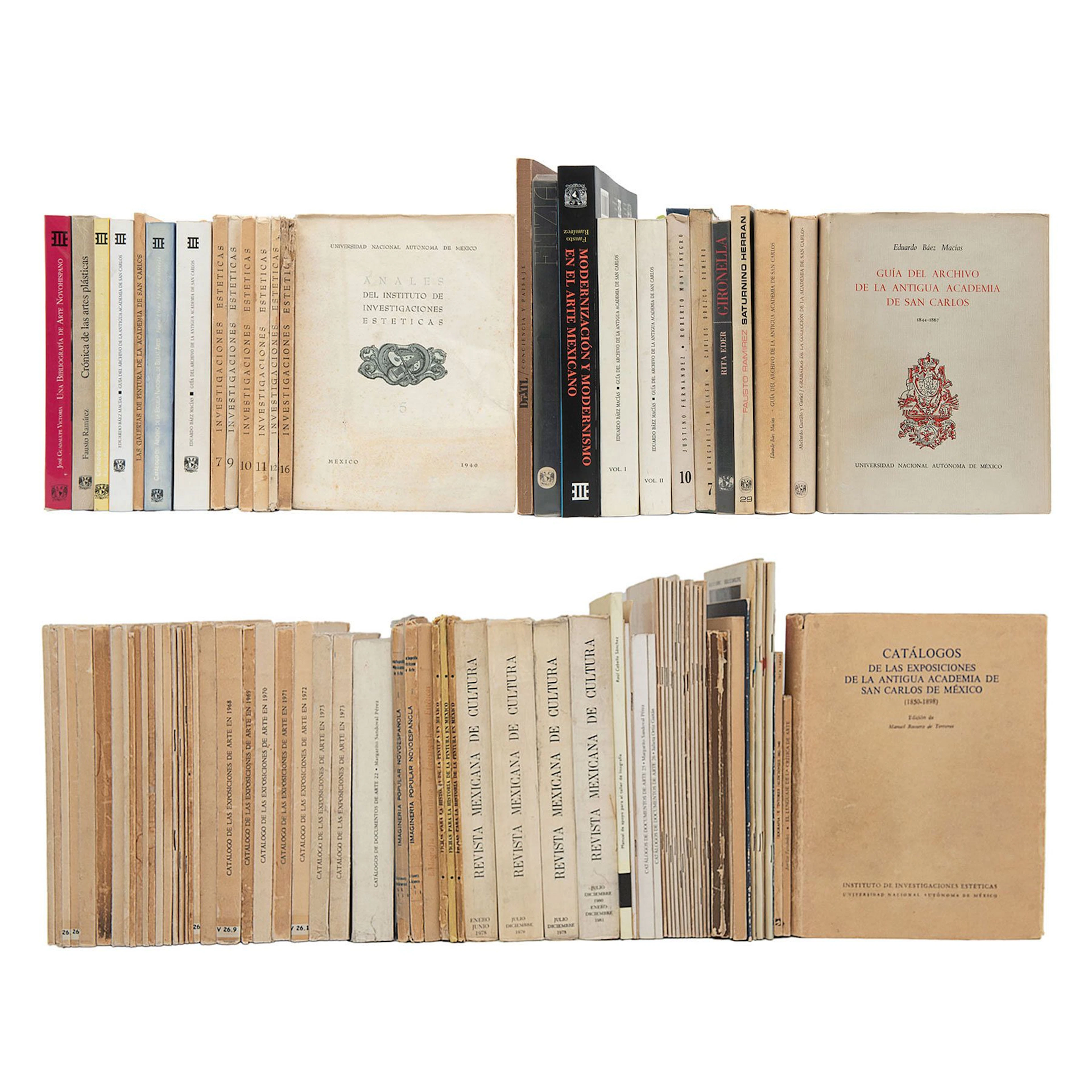 REVISTAS, FOLLETOS, CATÁLOGOS, CULTURA EN MÉXICO DEL SIGLO XX Y EXPOSICIONES
