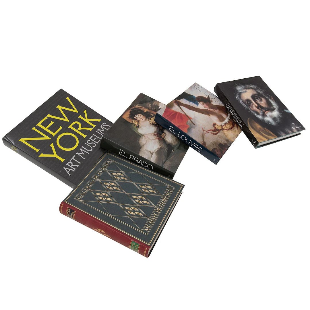 LIBROS SOBRE MUSEOS Tíulos: New York Art Museums, El Prado, El Louvre
