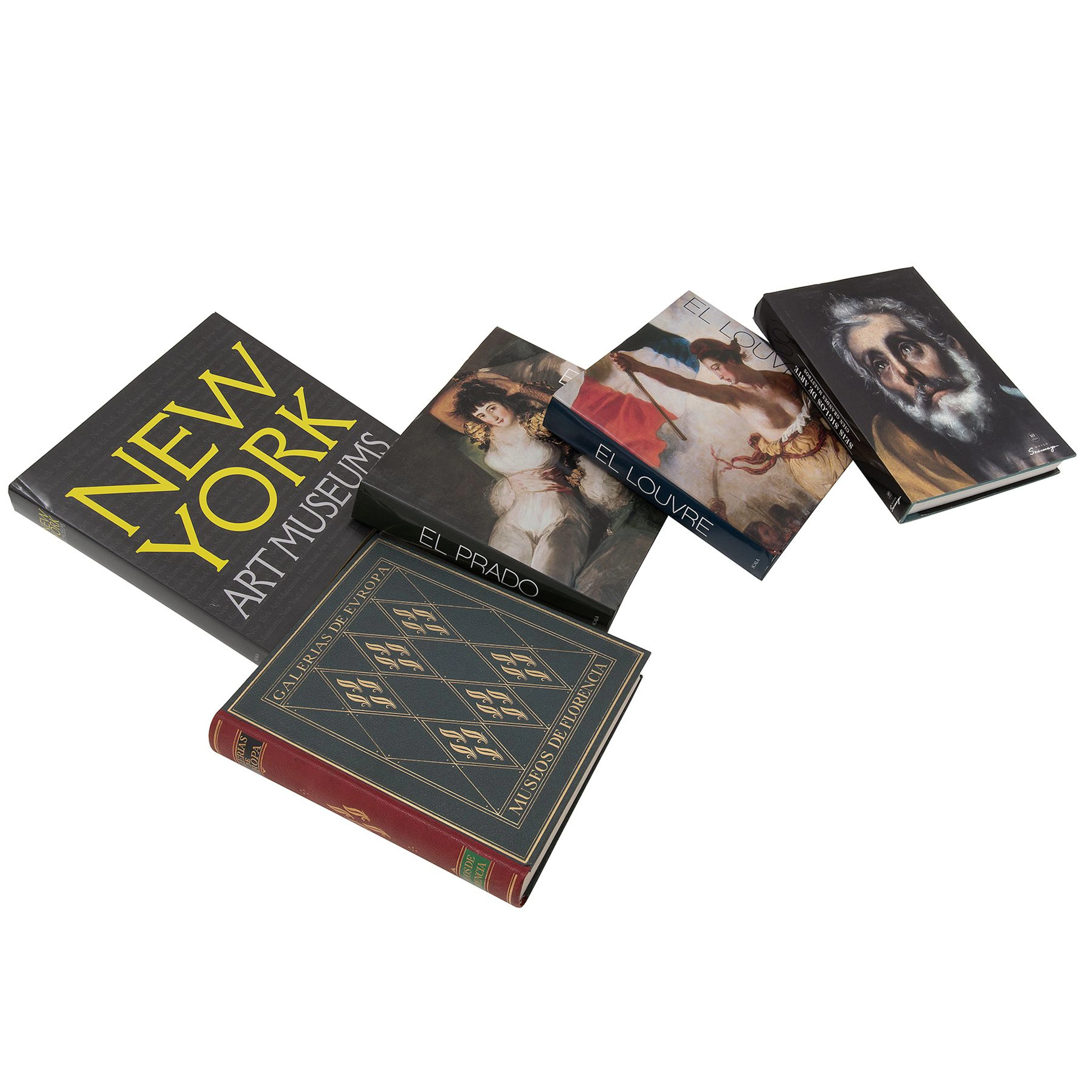 LIBROS SOBRE MUSEOS Tíulos: New York Art Museums, El Prado, El Louvre