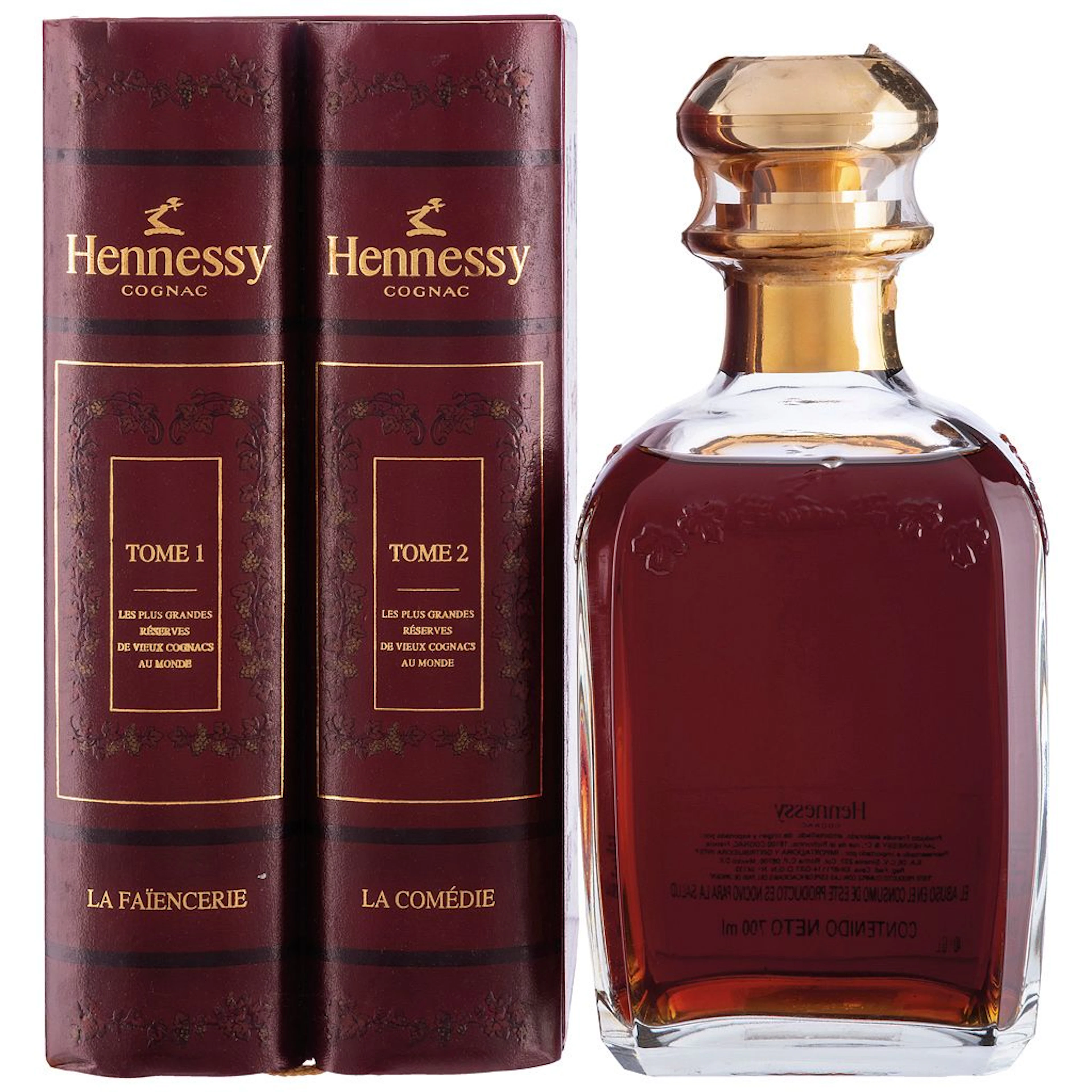 Hennessy Paradis Bibliothèque Coñac Cognac, Francia En caja original