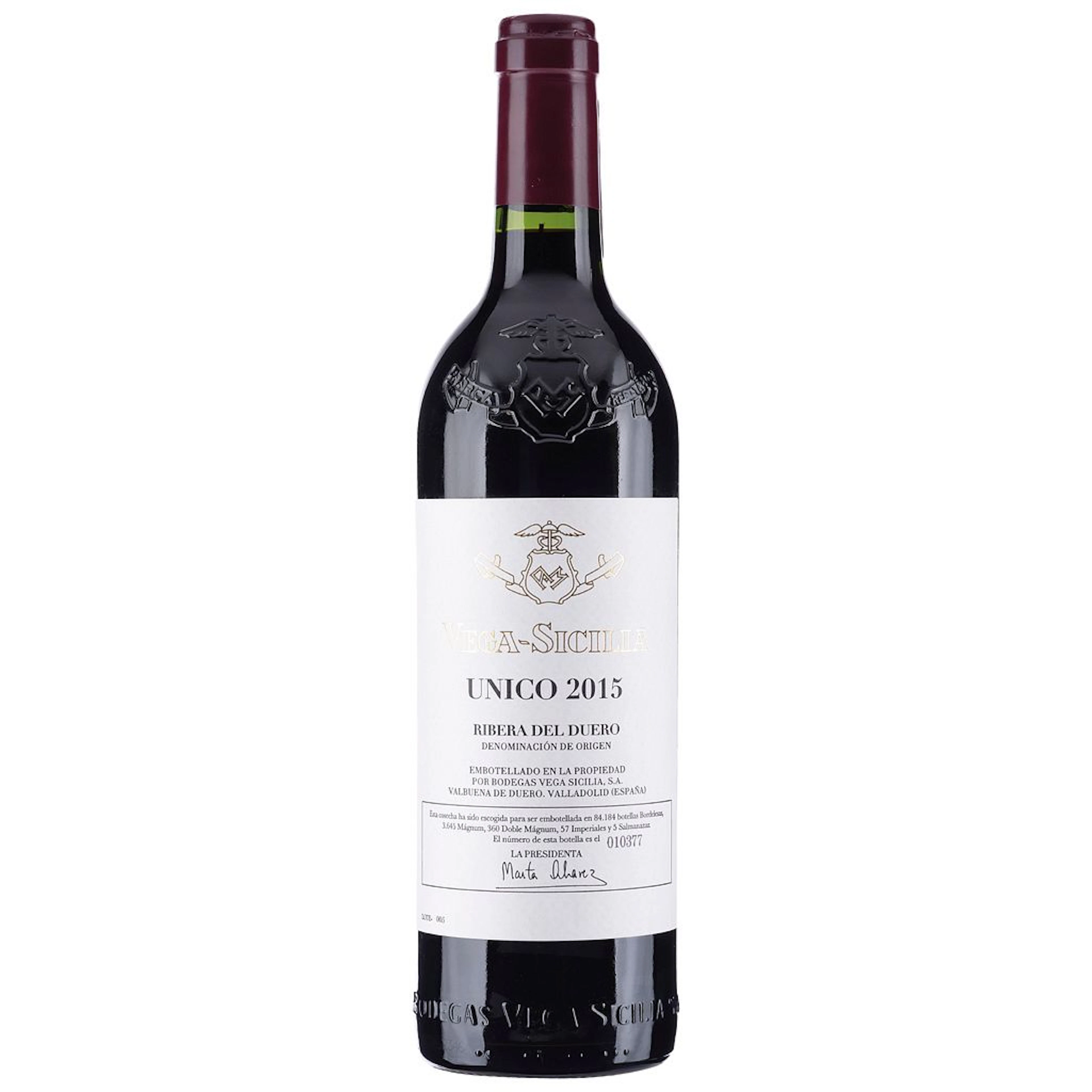 Vega Sicilia "Único" Cosecha: 2015 Ribera del Duero, España Nivel: