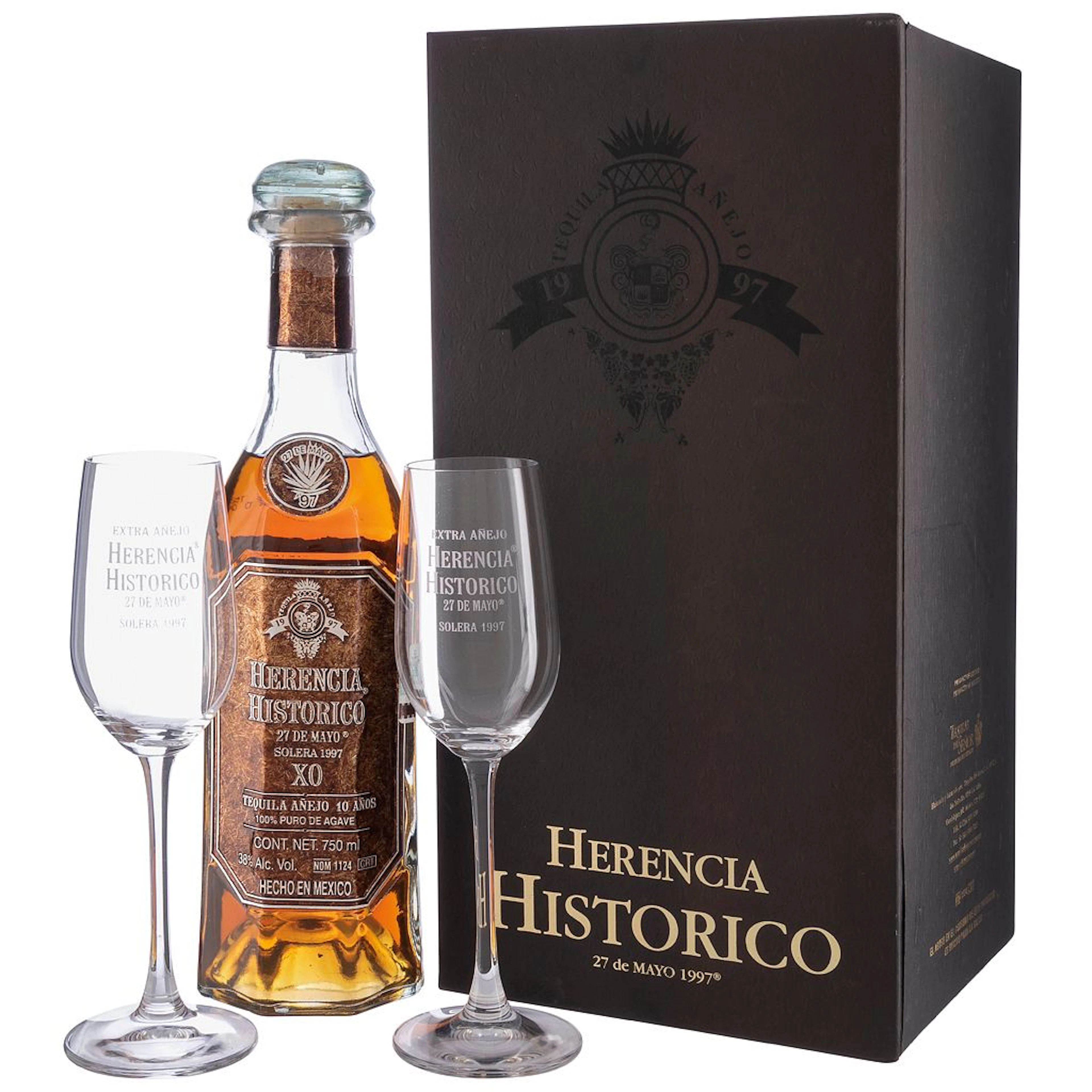 Herencia Histórico 27 de Mayo Solera 1997 X.O. Tequila añejo Tequila