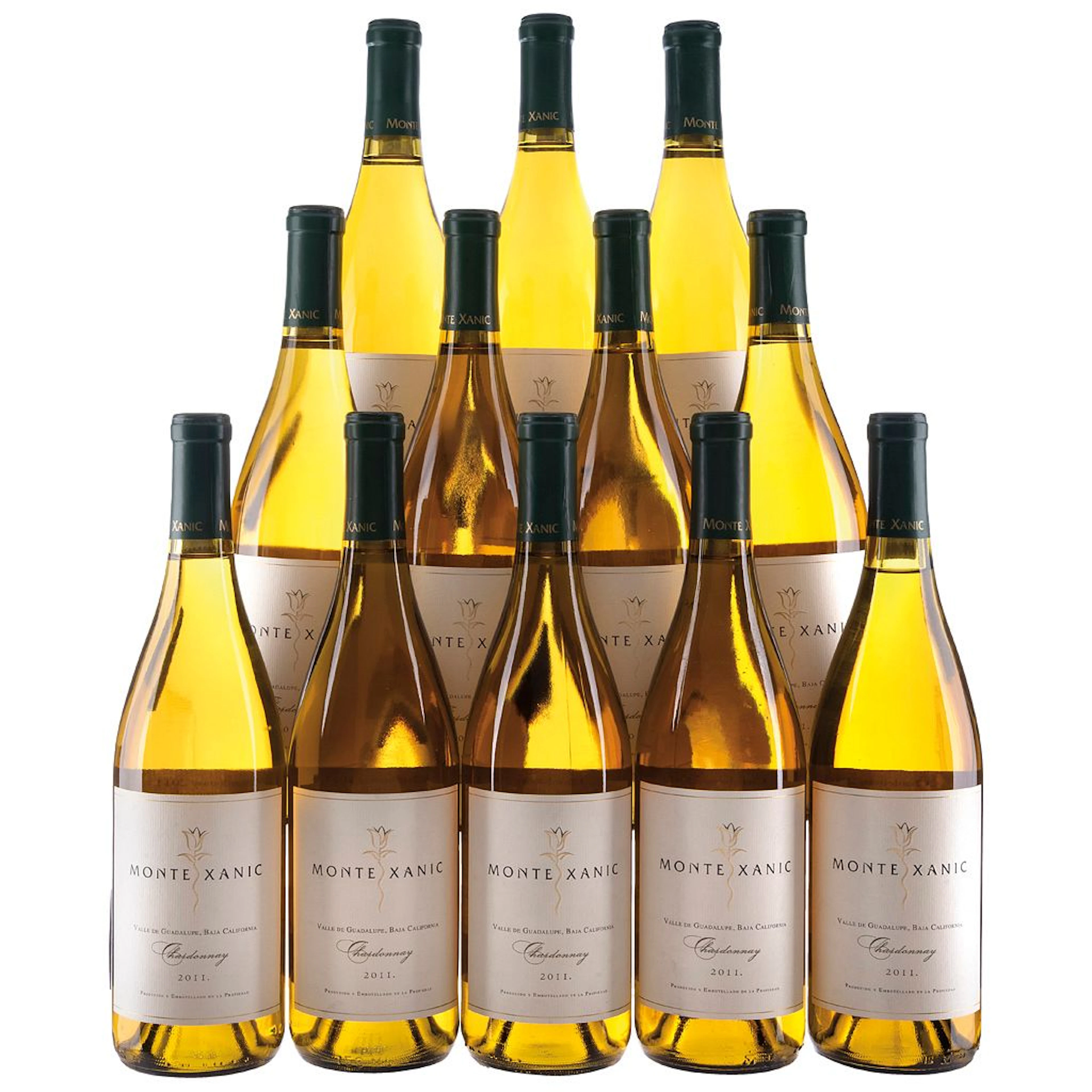 Monte Xanic Chardonnay Cosecha: 2011 Valle de Guadalupe, México Piezas: 12