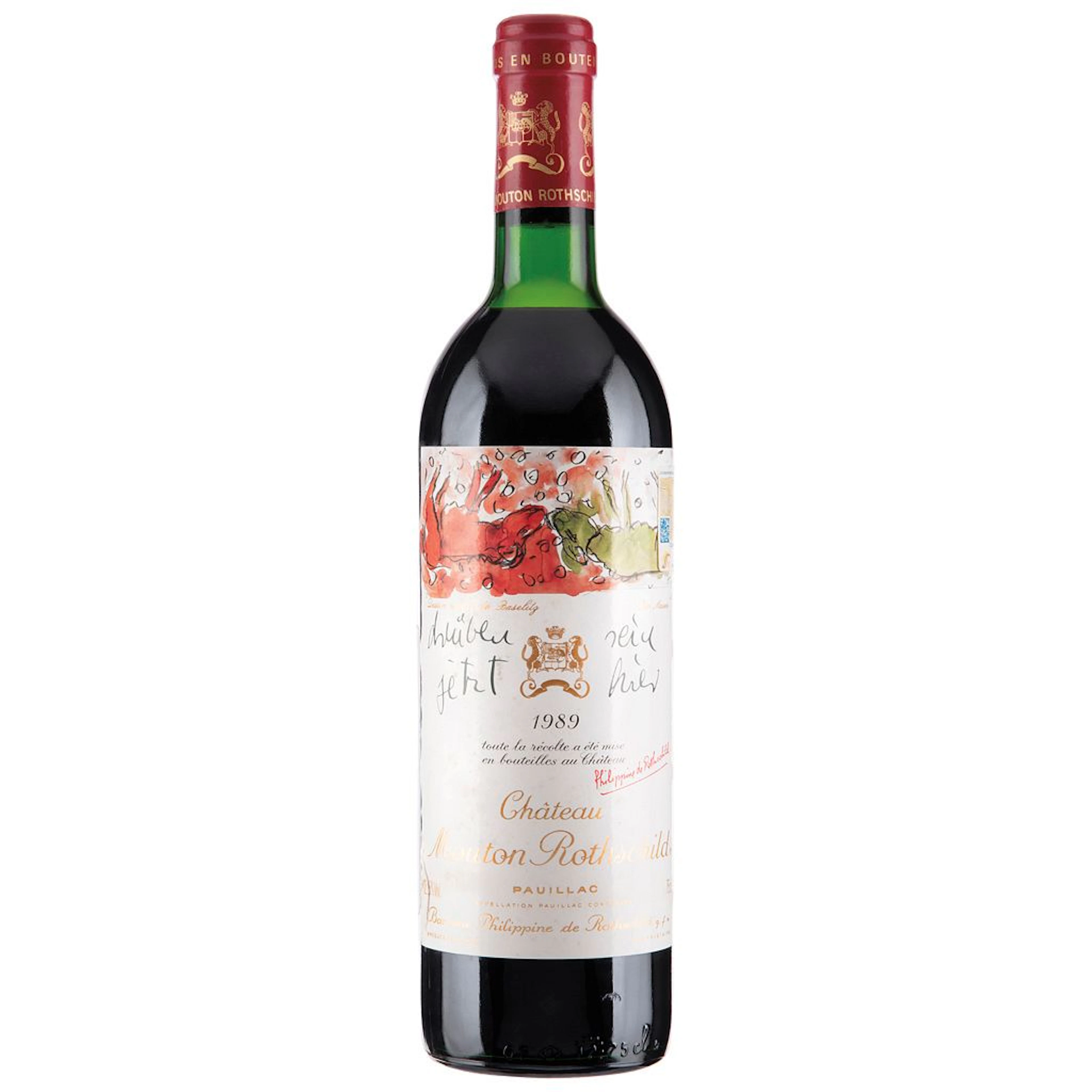 Château Mouton Rothschild 1er Grand Cru Classé Cosecha: 1989 Pauillac