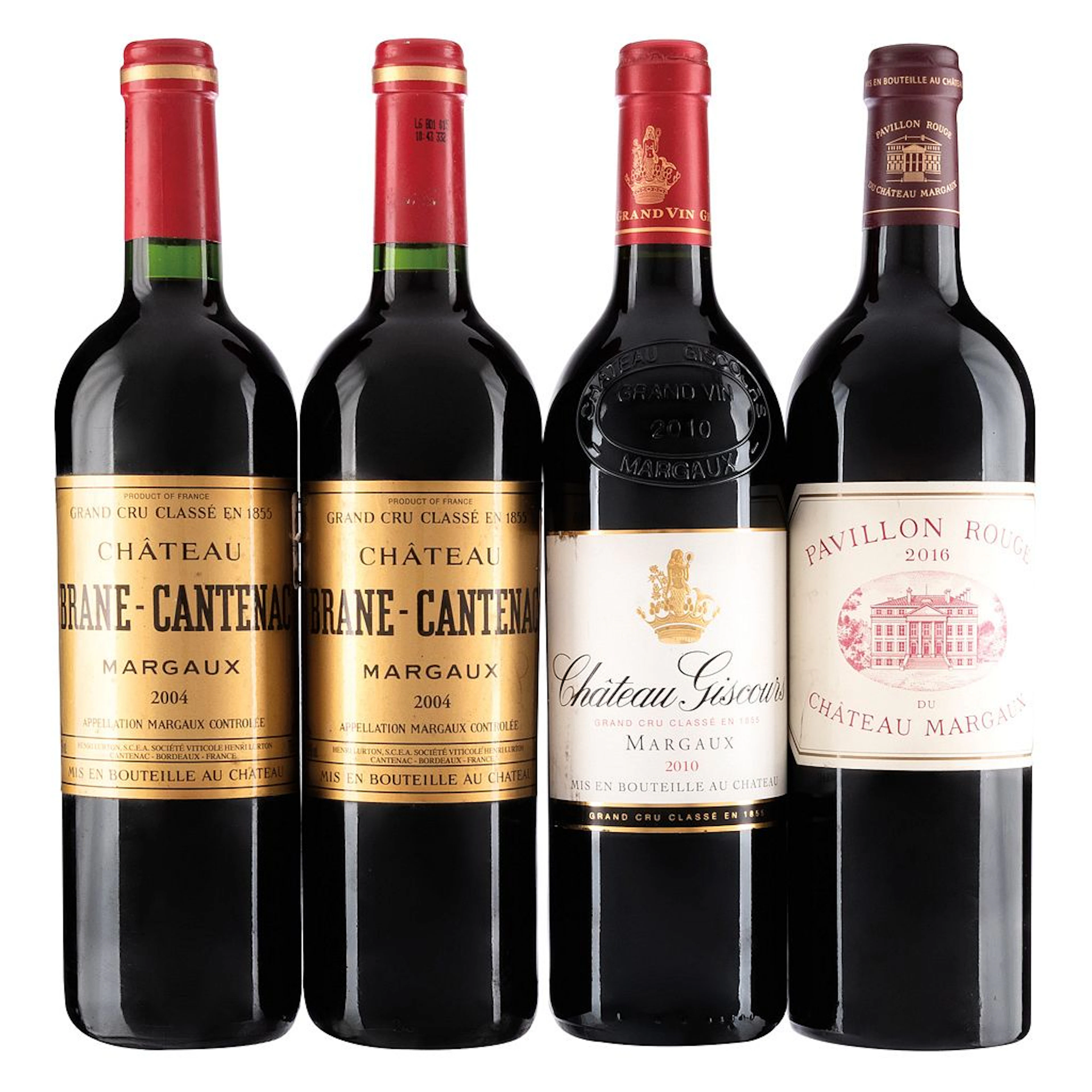 Vinos de Margaux: Château Brane-Cantenac 2004. Château Giscours 2010
