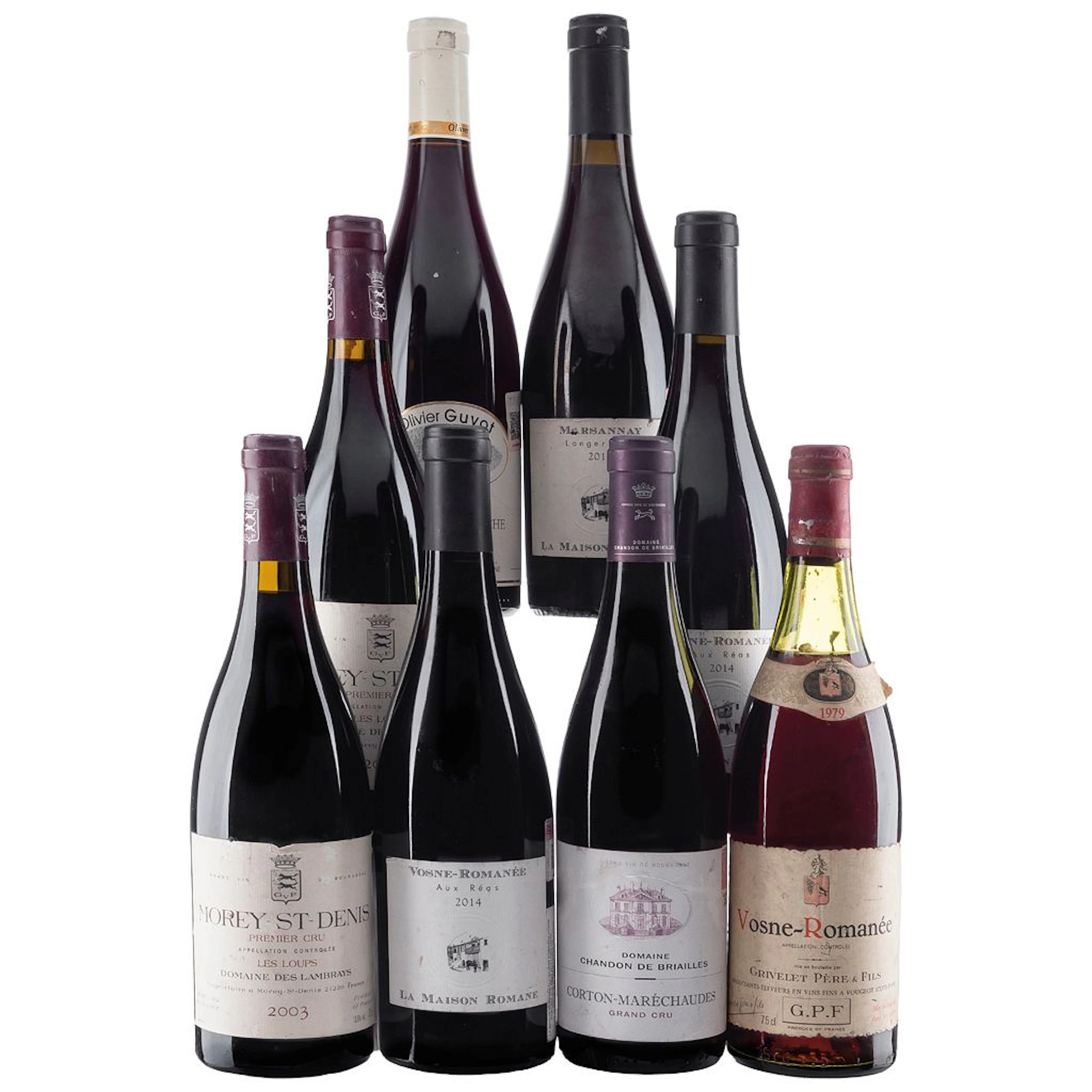 Vinos de Côte d'Or: Marsannay Les Longeroies 2012. Vosne-Romanée 2014