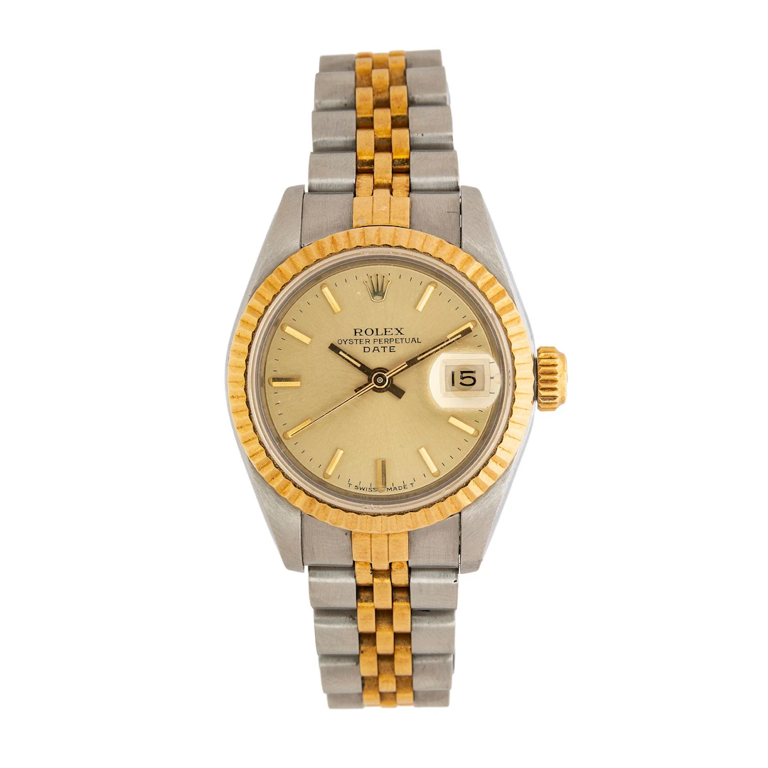 RELOJ ROLEX DATE LADY EN ACERO Y ORO AMARILLO REF. 69173