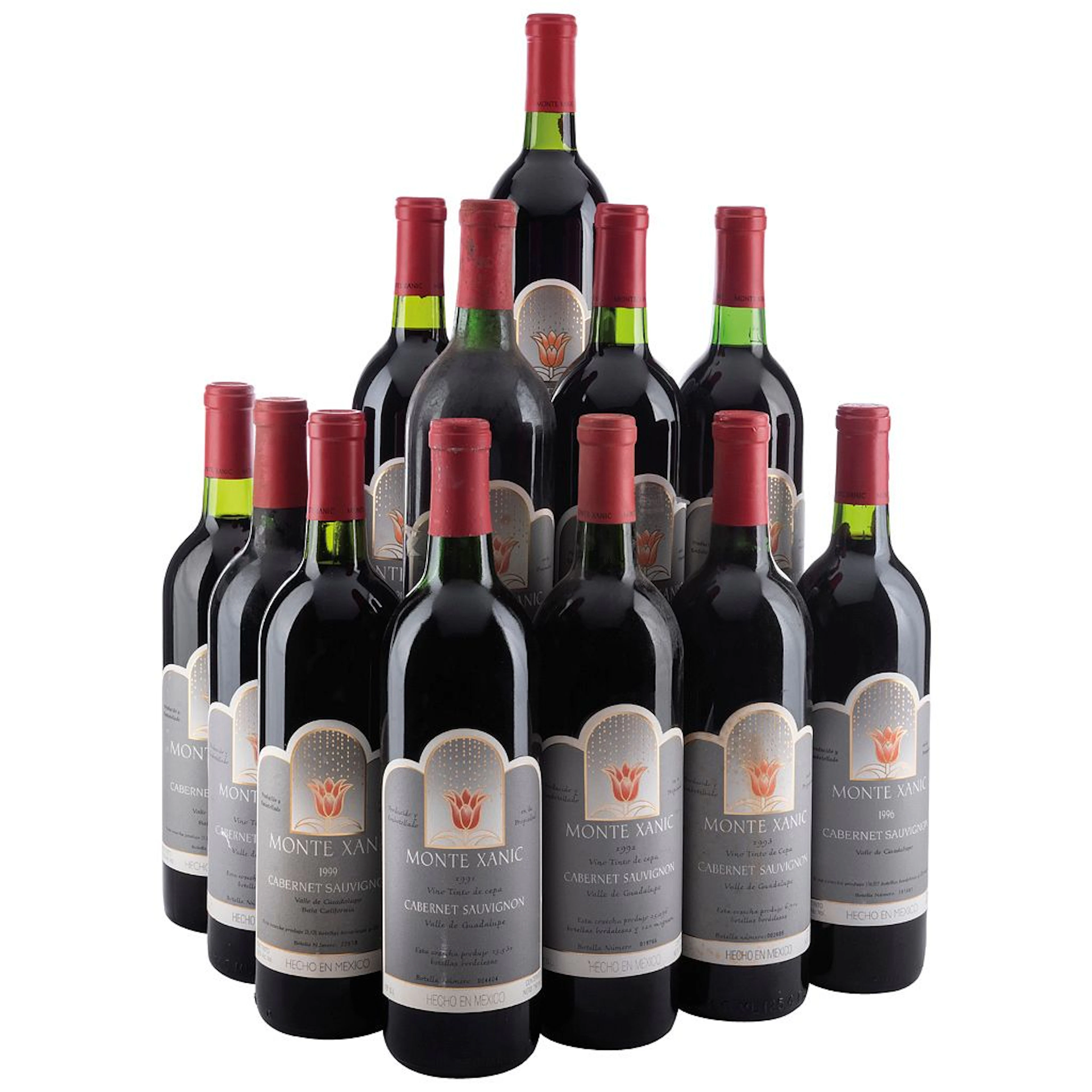 Vertical Cabernet Sauvignon Cosechas: 1990, 1991, 1992, 1993, 1994