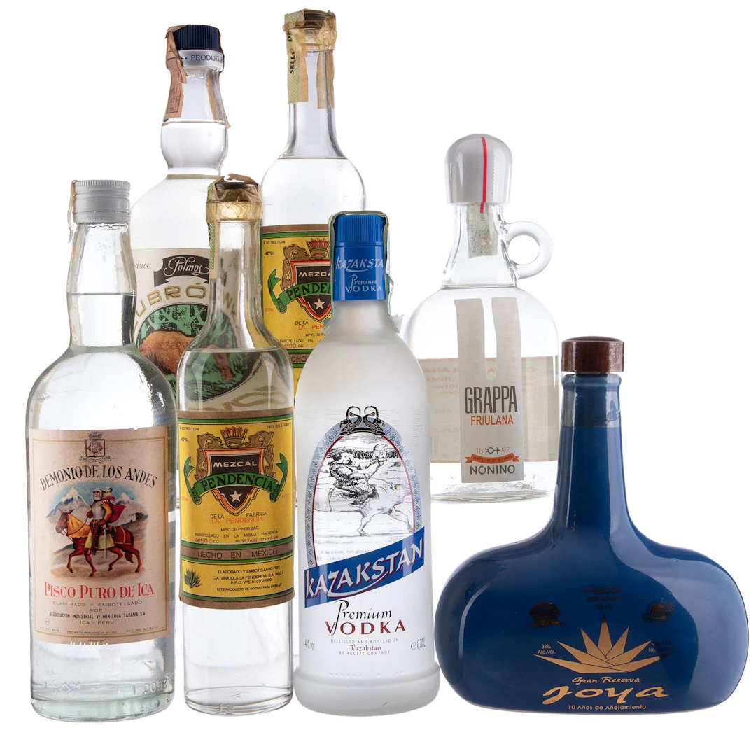 Destilados Tradicionales del Mundo Mezcal Joya t extra puro(2) Grappa