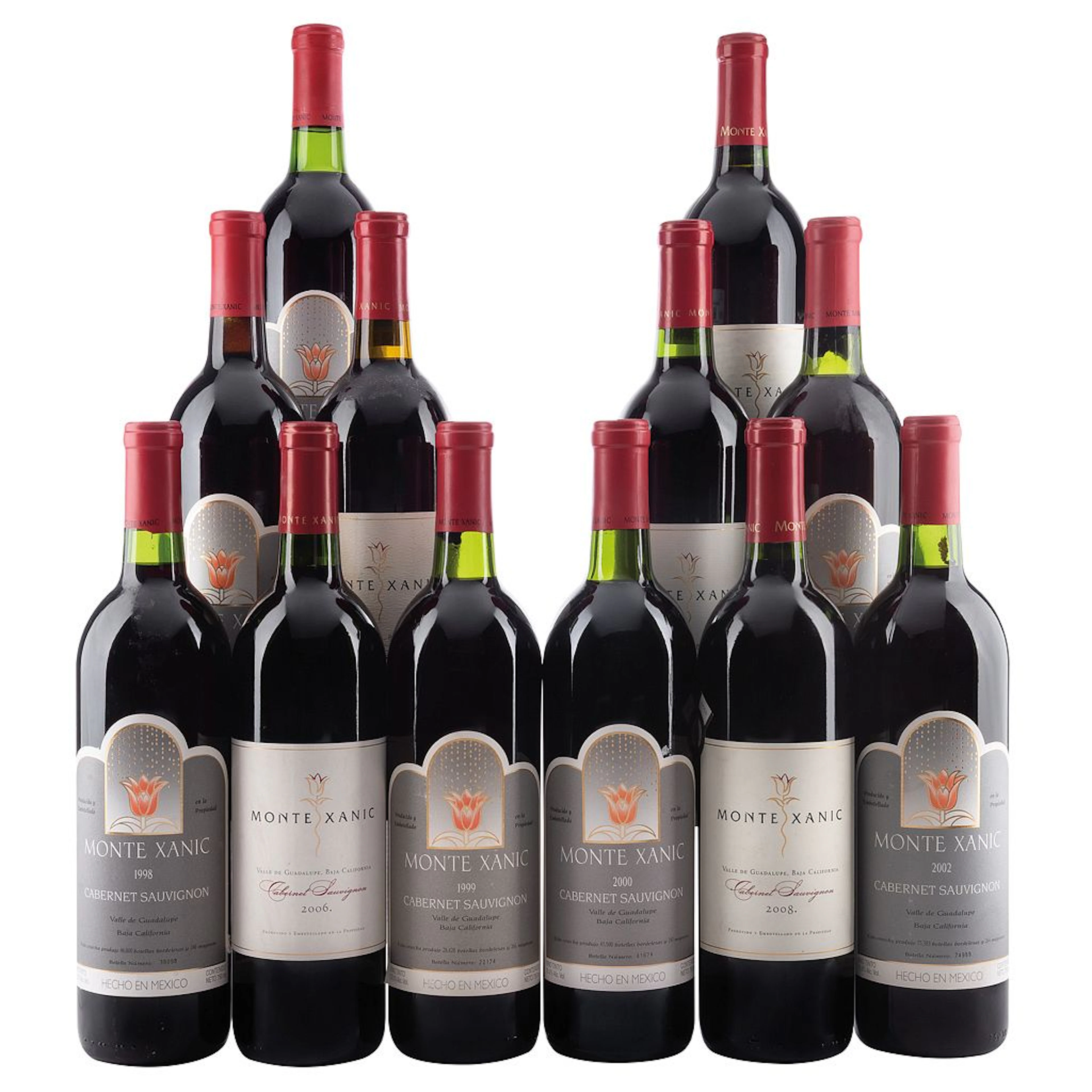 Vertical Cabernet Sauvignon Cosechas: 1998, 1999, 2000, 2001, 2002