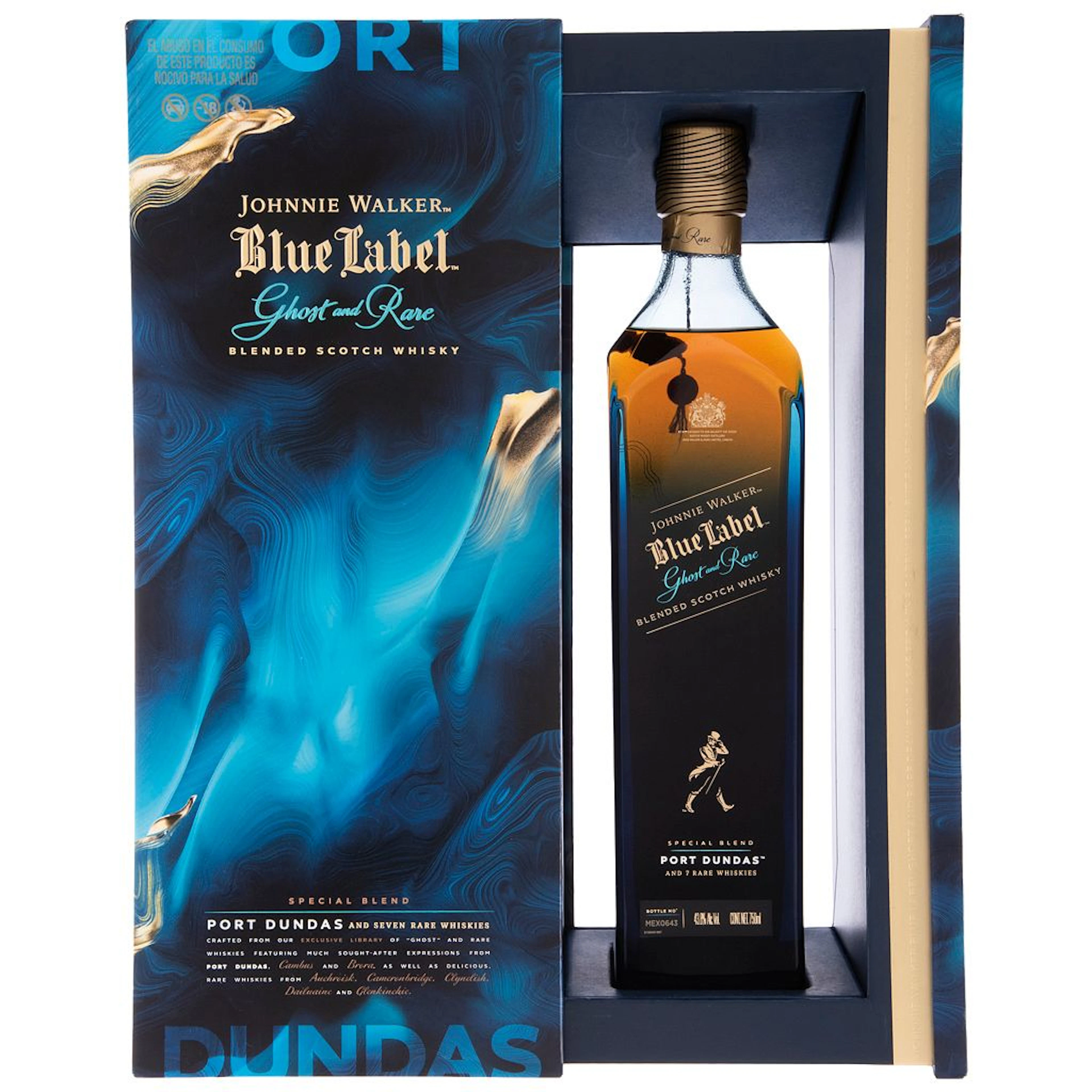 Johnnie Walker, Blue Label "Ghost and Rare Port Dundas" Blended Scotch