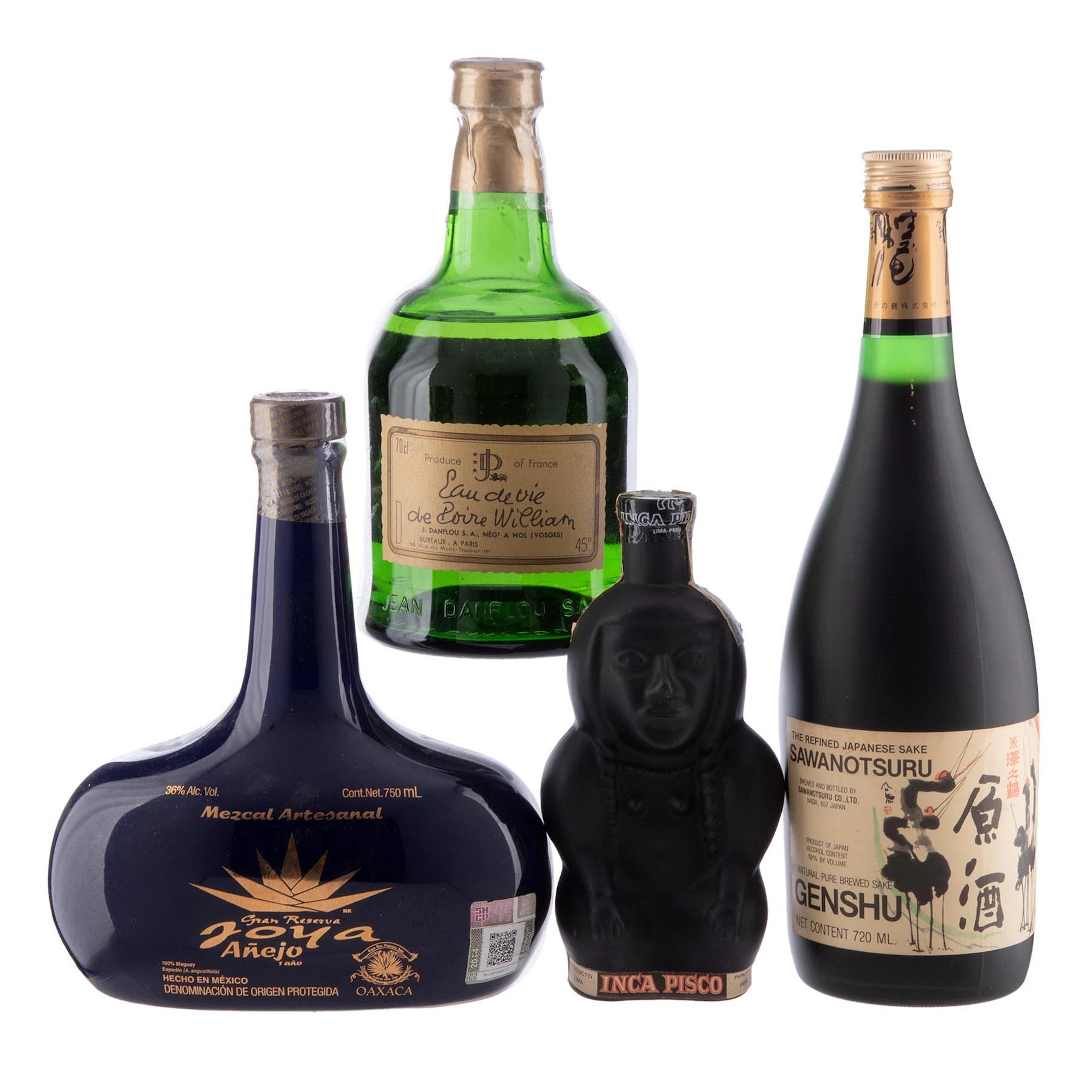 INCA, Pisco, Perú. 125ml, Botella en forma de Inca/ Joya, Gran Reserva