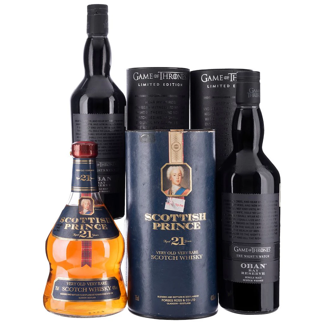 Oban Bay Reserve Single Malt Game of Thrones Edition(2) y Scottish