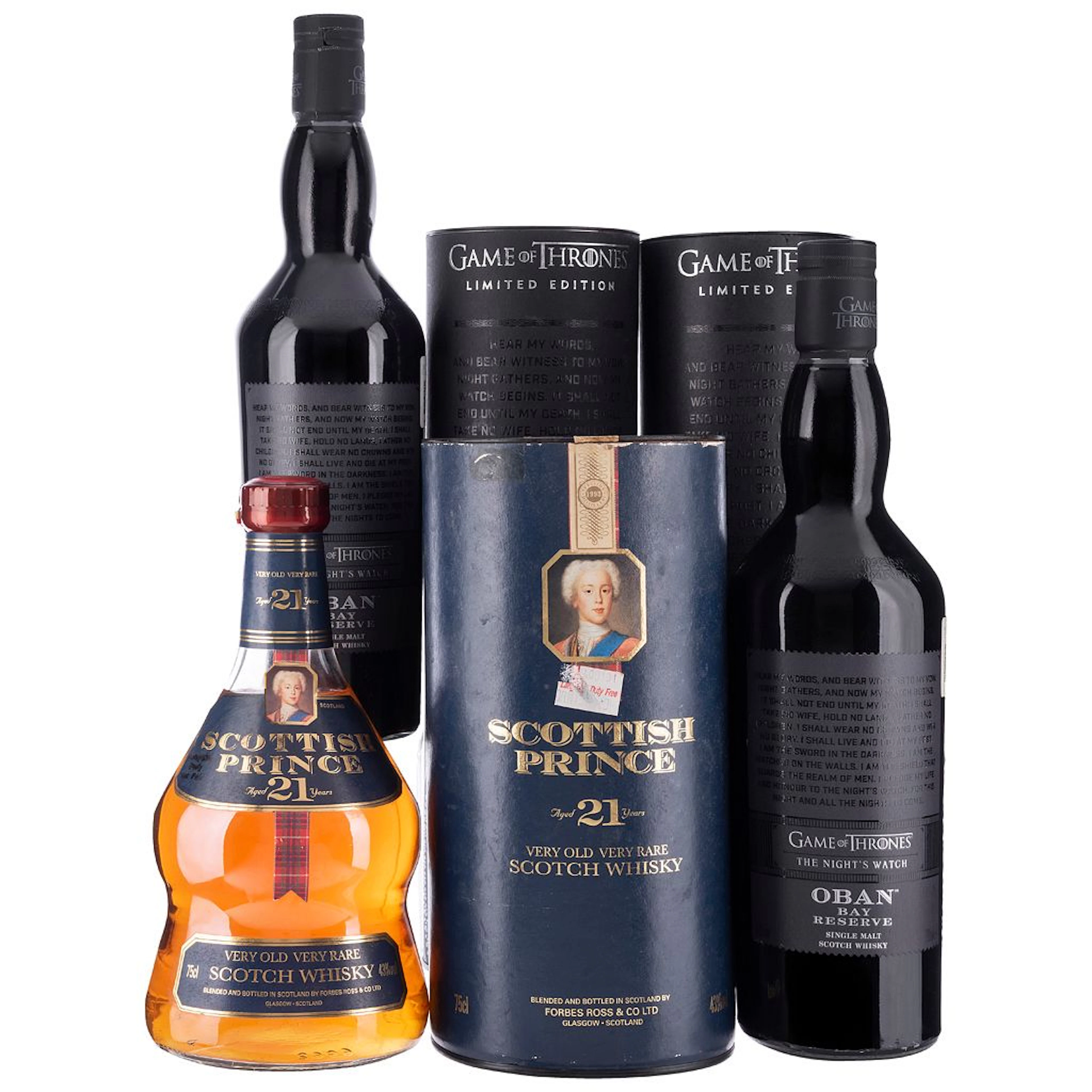 Oban Bay Reserve Single Malt Game of Thrones Edition(2) y Scottish