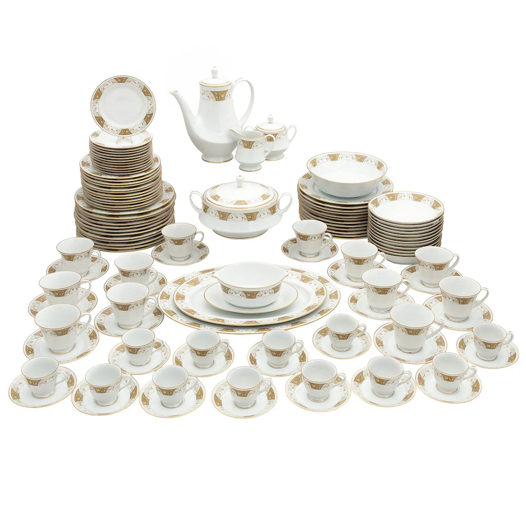 SERVICIO DE VAJILLA FILIPINAS, SXX Elaborado en porcelana esmaltada
