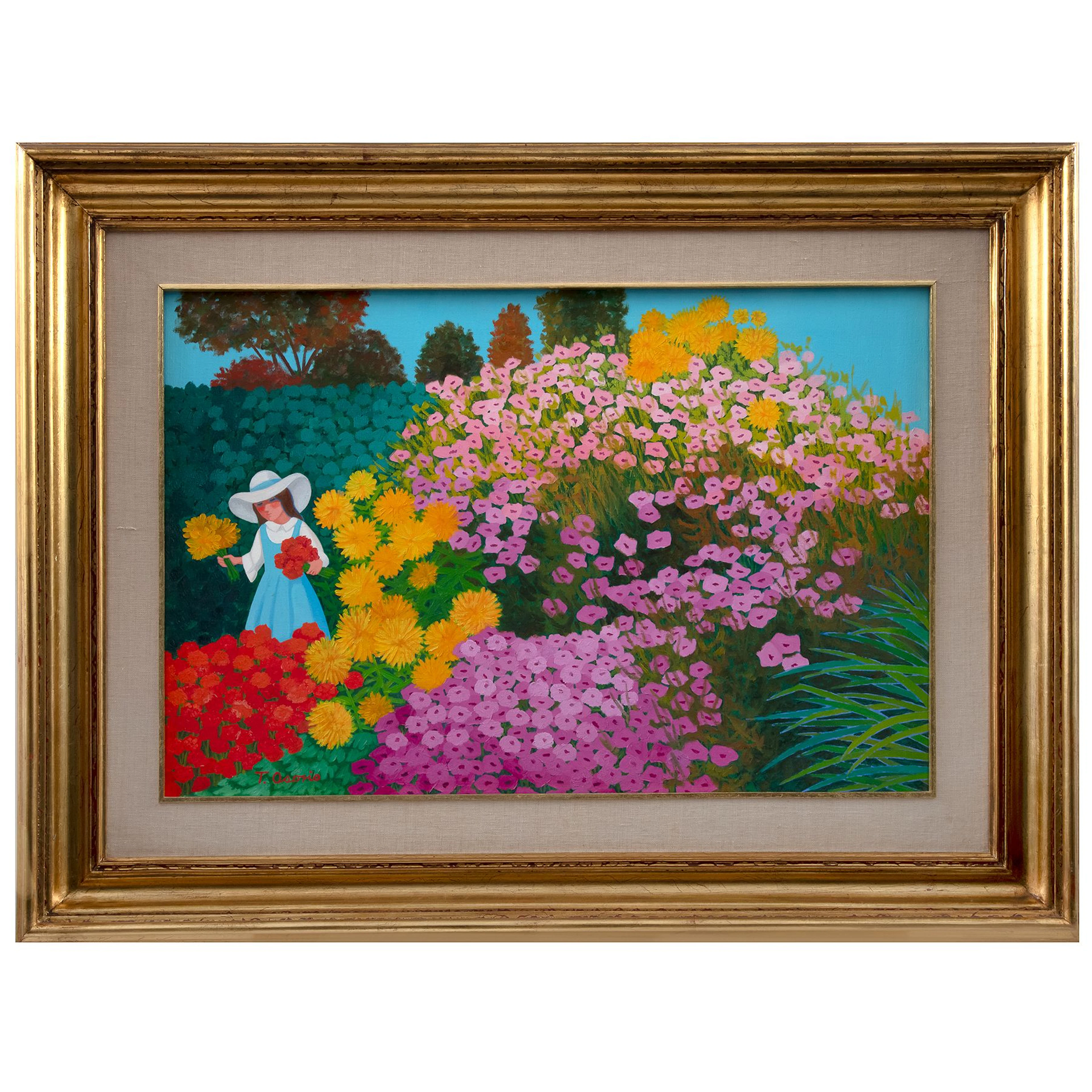 TRINIDAD OSORIO. Sin título. Firmado Óleo sobre tela. 50 x 75 cm