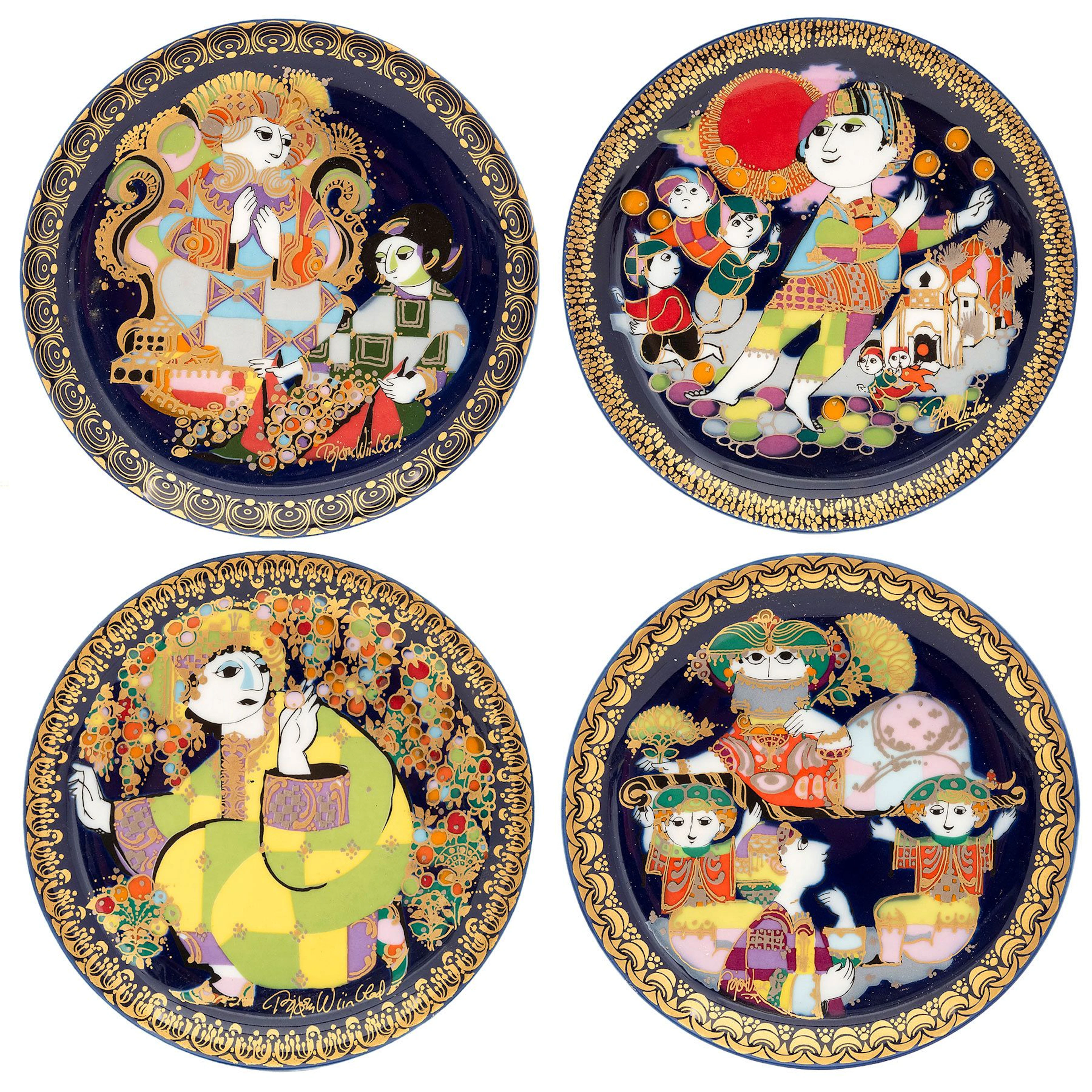 BJORN WIINBLAD(DINAMARCA, 1918 - 2006)COLECCIÓN DE PLATOS ALADIN Y