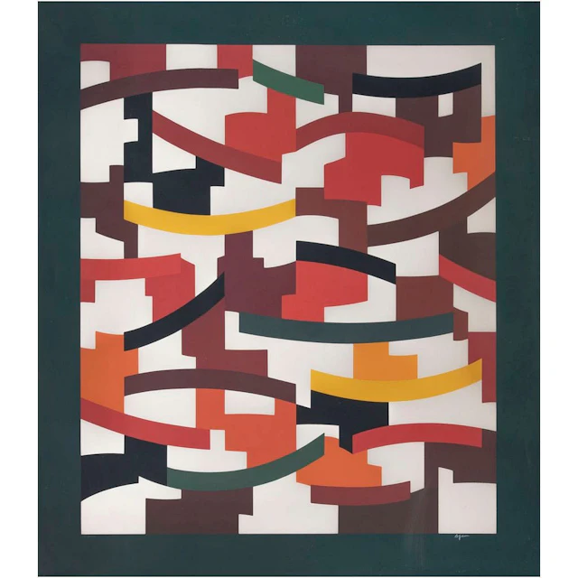 YAACOV AGAM. Sin título. Firmada. Serigrafía I / XXXVI. 68.5 x 57.5