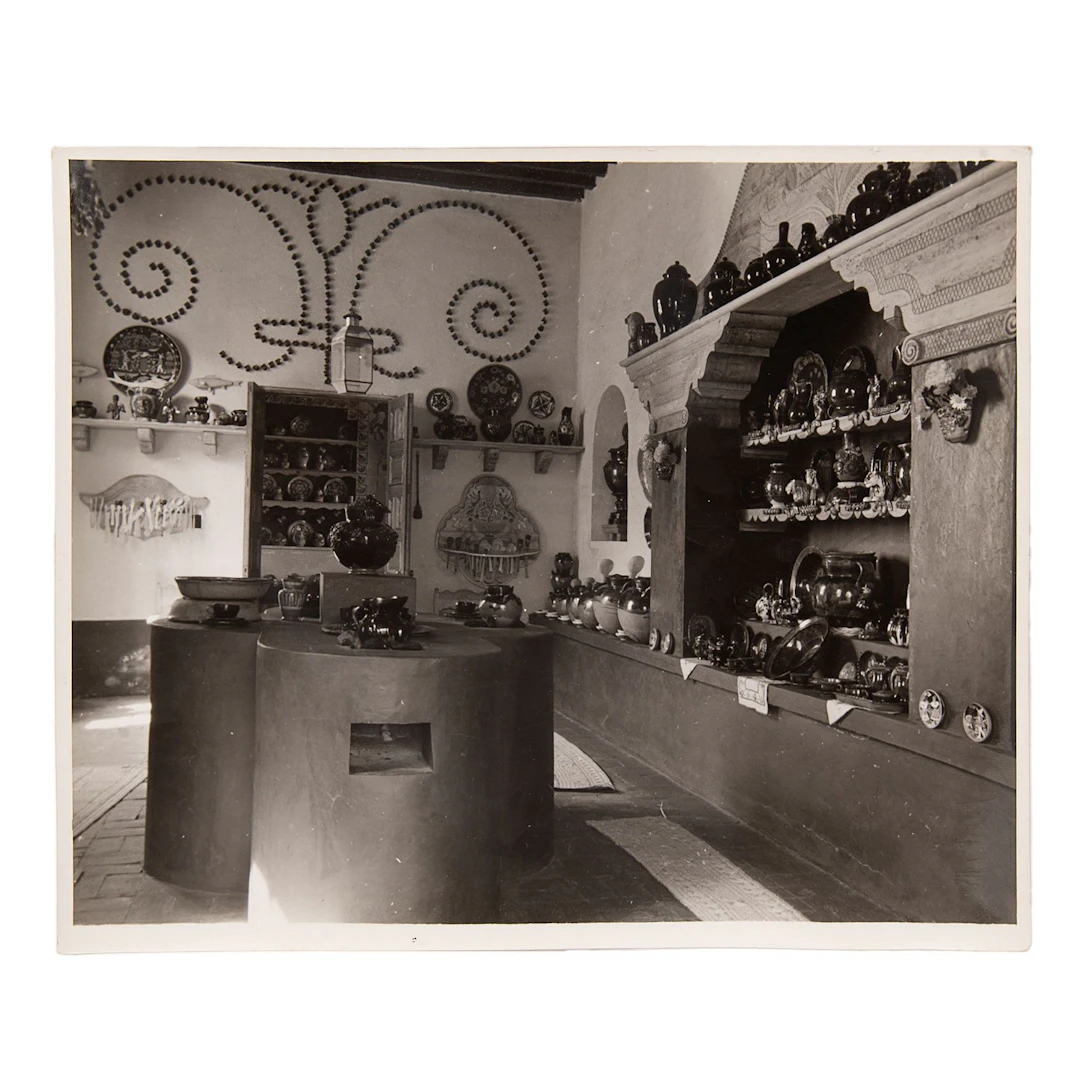TINA MODOTTI. COCINA. Fotografía. Con sello de propiedad al reverso