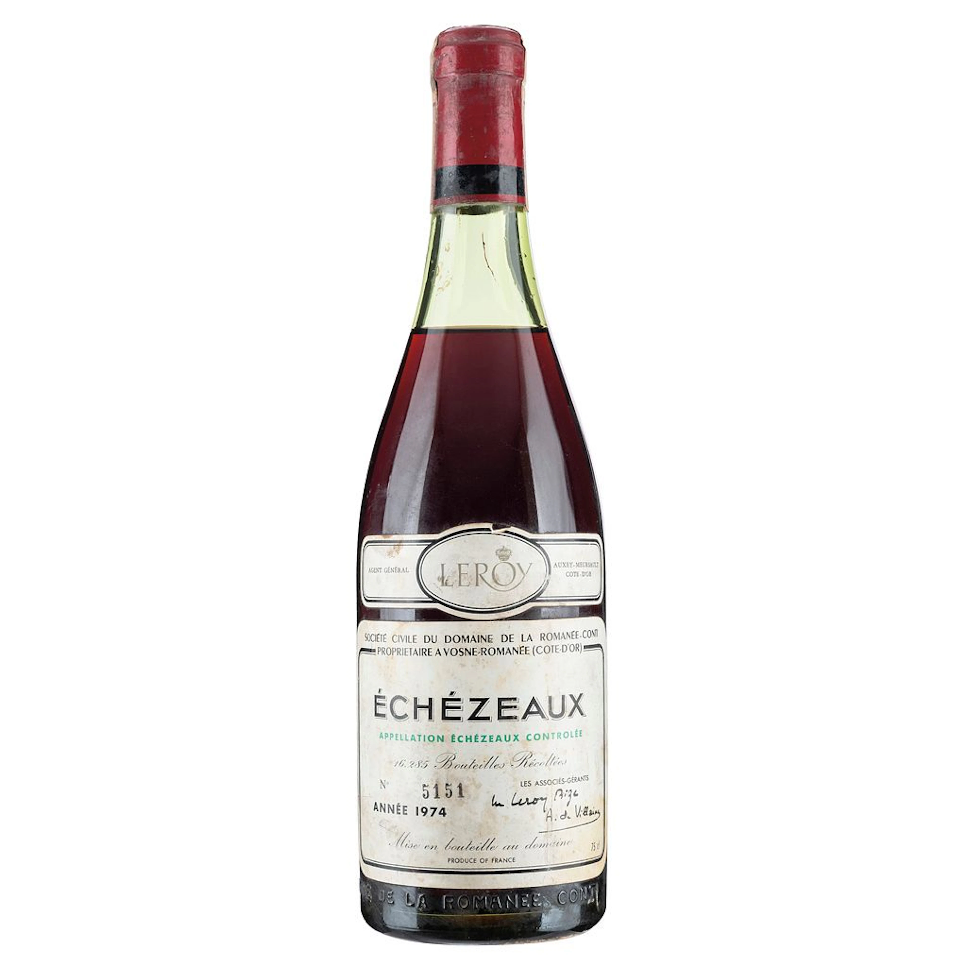 Domaine de la Romanée-Conti "Échezeaux" Grand Cru Cosecha: 1974 Côte