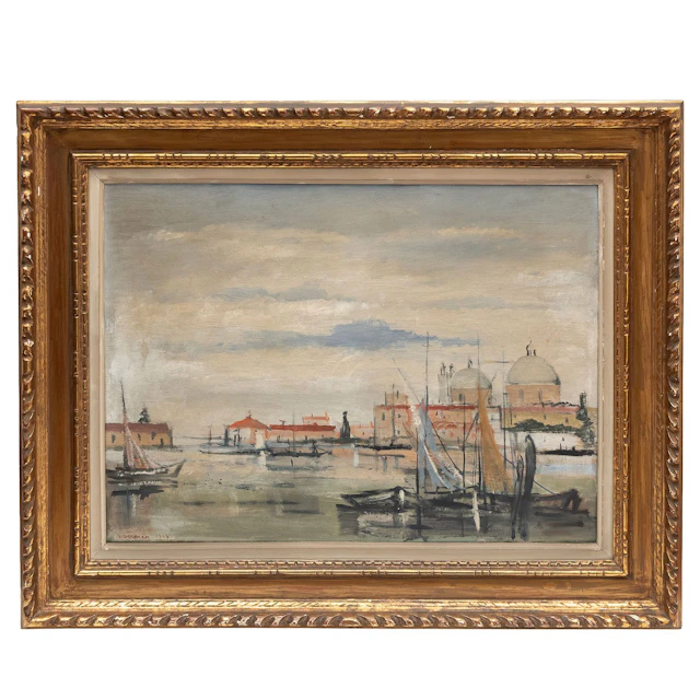 VOLDEMAR BOBERMAN (RUSIA/FRANCIA, 1897 - 1987). PAISAJE VENECIANO