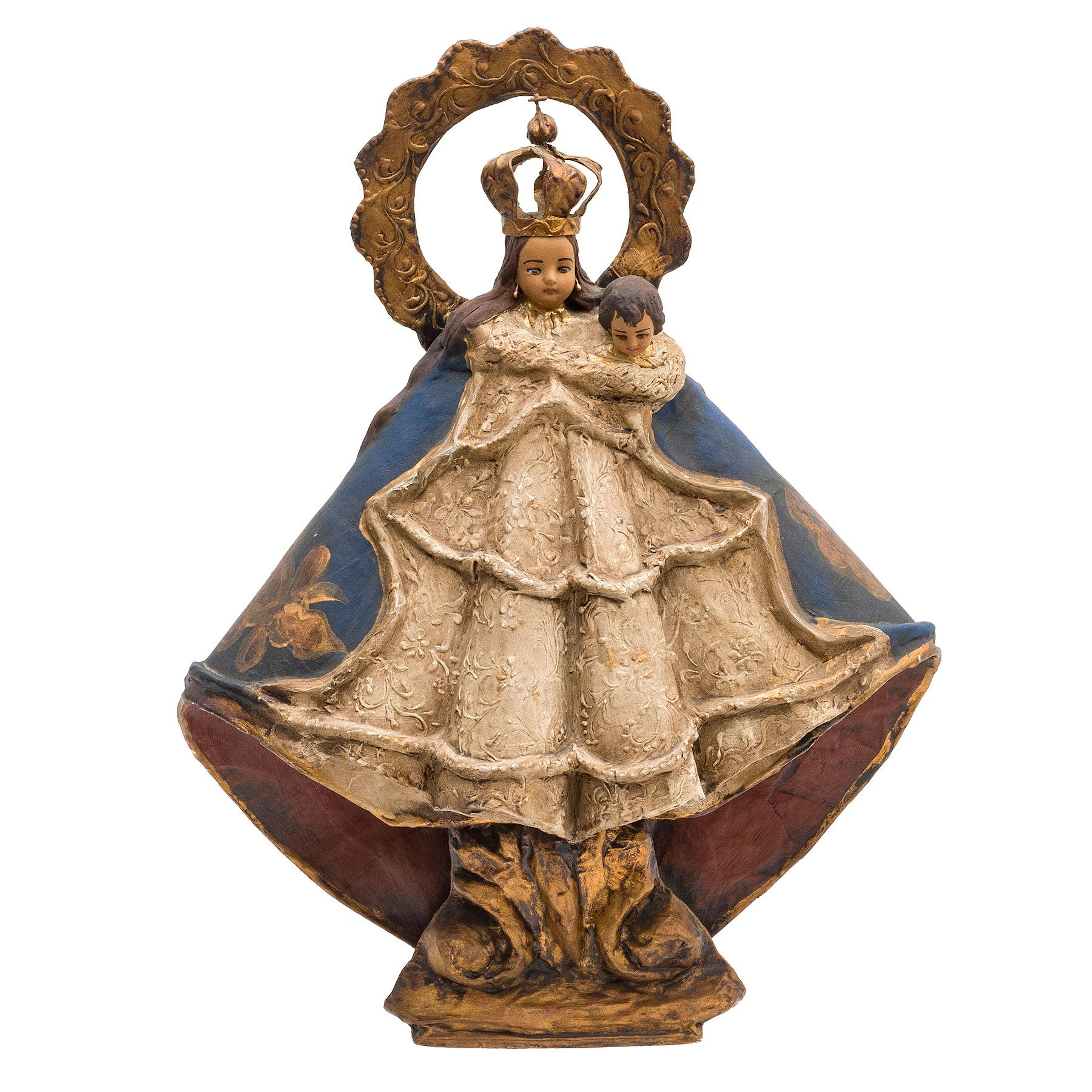 NUESTRA SEÑORA DE LORETO. MÉXICO, 1998. Elaborada en papel maché policromado
